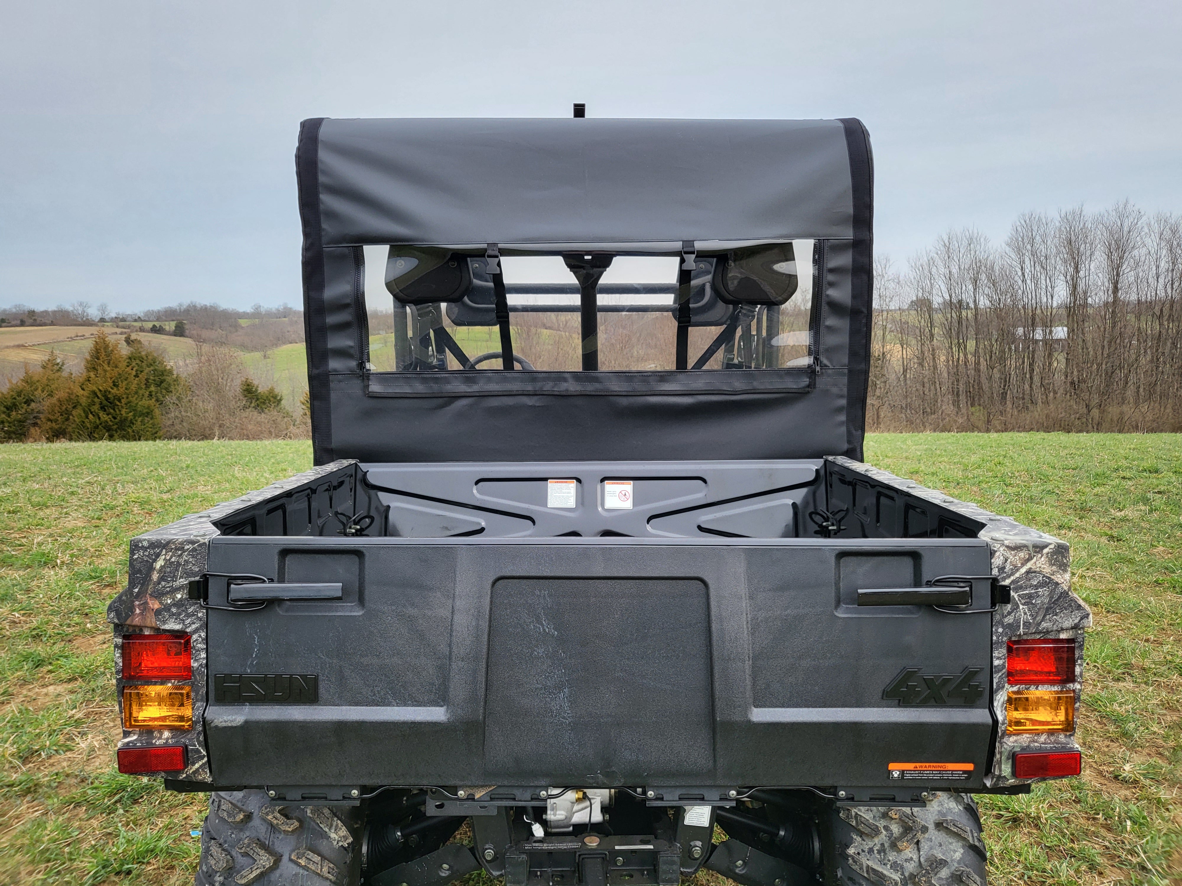 Photo of HiSun HS 750 Crew/Axis 750 Crew - Soft Back Panel by 3 Star UTV - Premium Enclosures for UTVs / Side by Sides