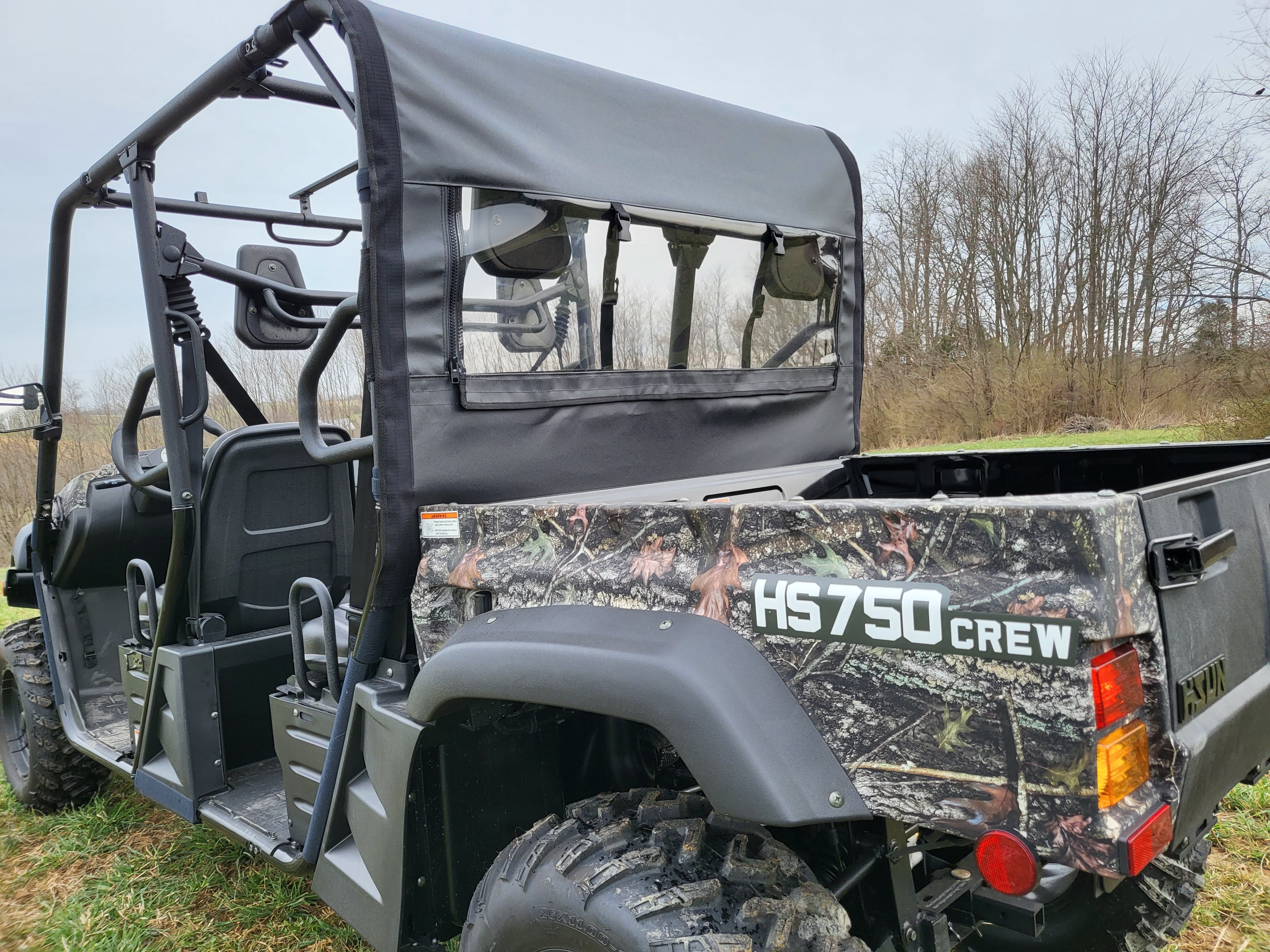 Photo of HiSun HS 750 Crew/Axis 750 Crew - Soft Back Panel by 3 Star UTV - Premium Enclosures for UTVs / Side by Sides