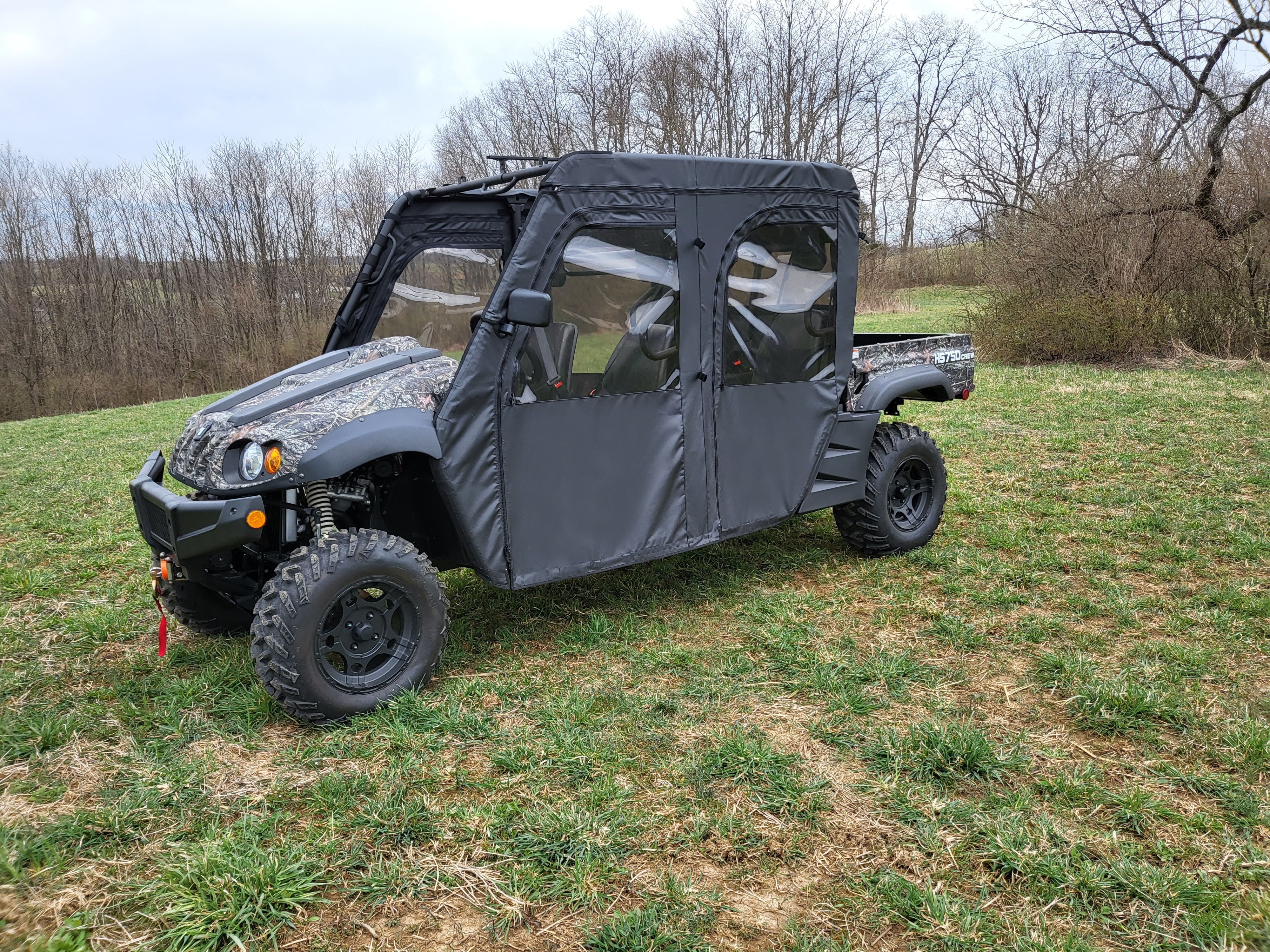 Photo of HiSun HS 750 Crew/Axis 750 Crew - Soft Doors by 3 Star UTV - Premium Enclosures for UTVs / Side by Sides