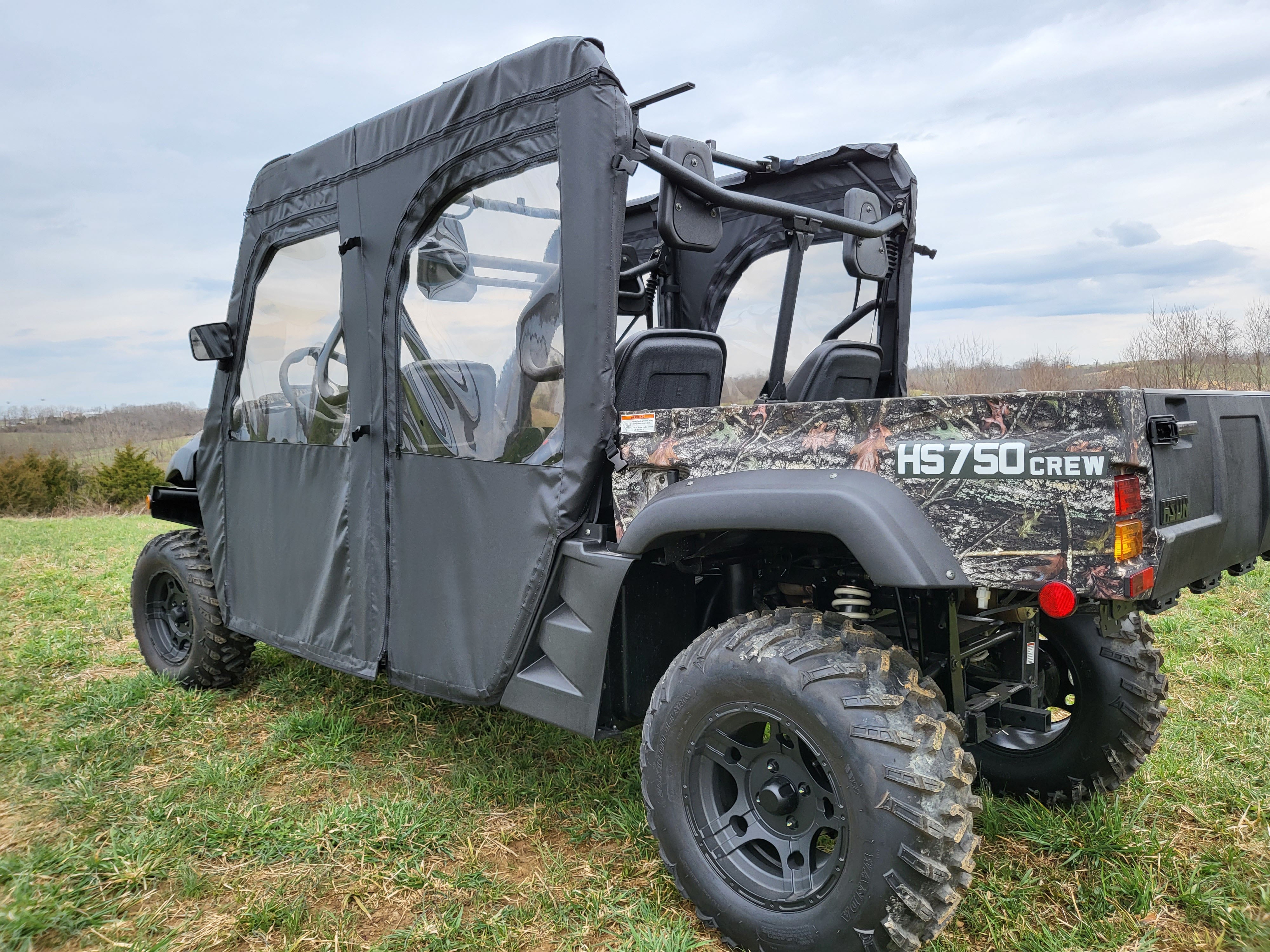 Photo of HiSun HS 750 Crew/Axis 750 Crew - Soft Doors by 3 Star UTV - Premium Enclosures for UTVs / Side by Sides