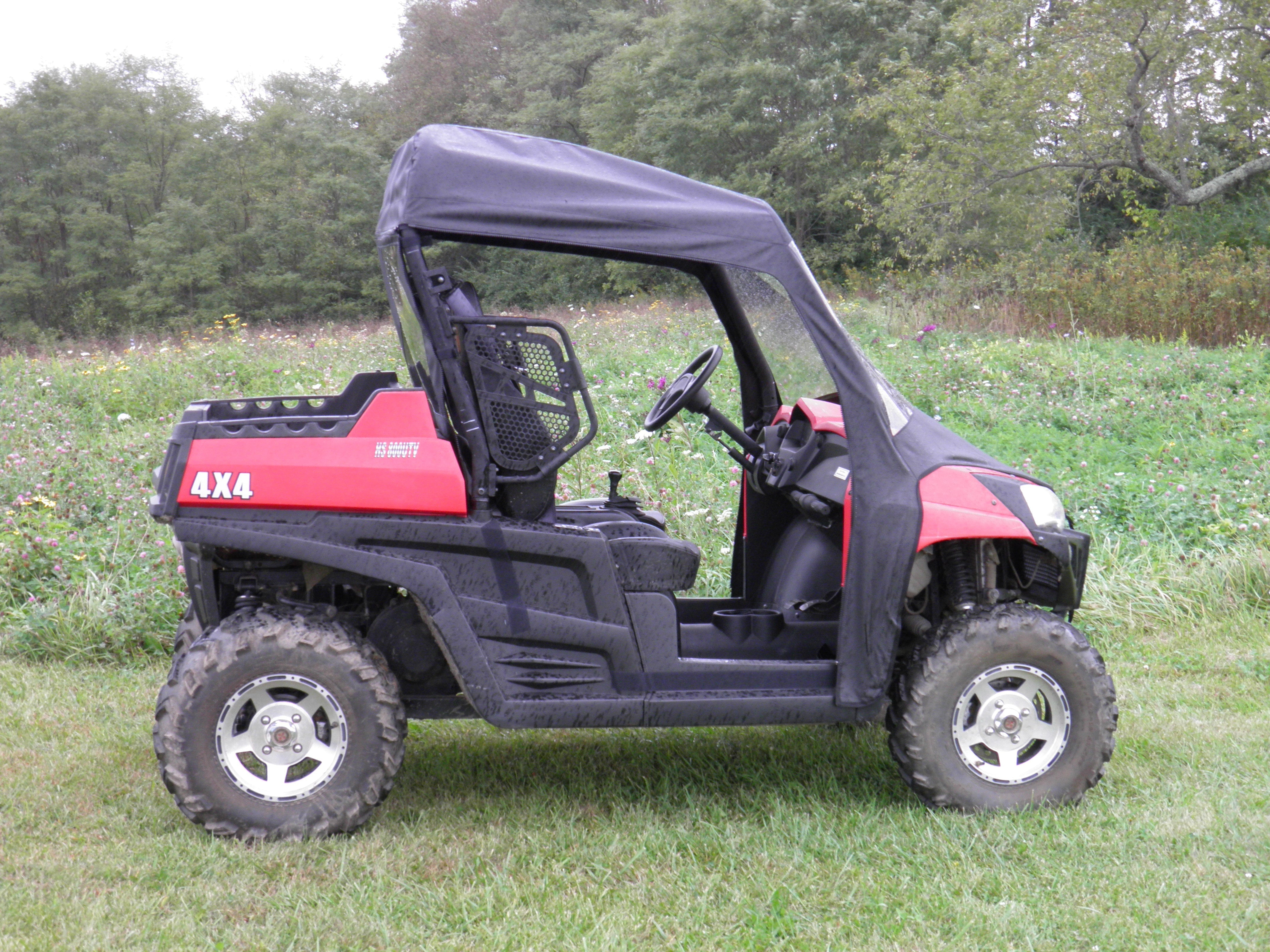 Photo of HiSun 800 - Vinyl Windshield/Top/Rear Combo by 3 Star UTV - Premium Enclosures for UTVs / Side by Sides
