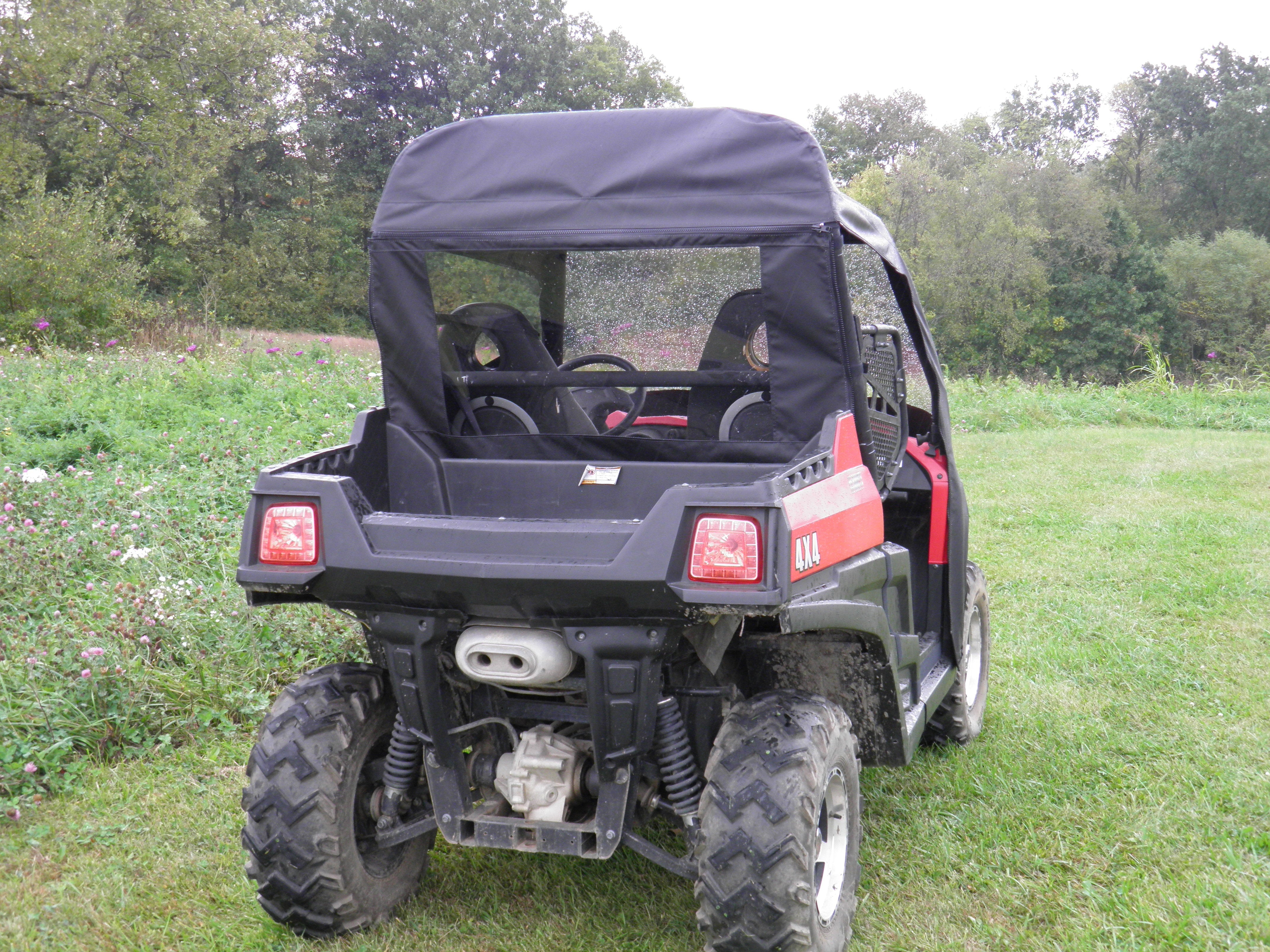 Photo of HiSun 800 - Vinyl Windshield/Top/Rear Combo by 3 Star UTV - Premium Enclosures for UTVs / Side by Sides