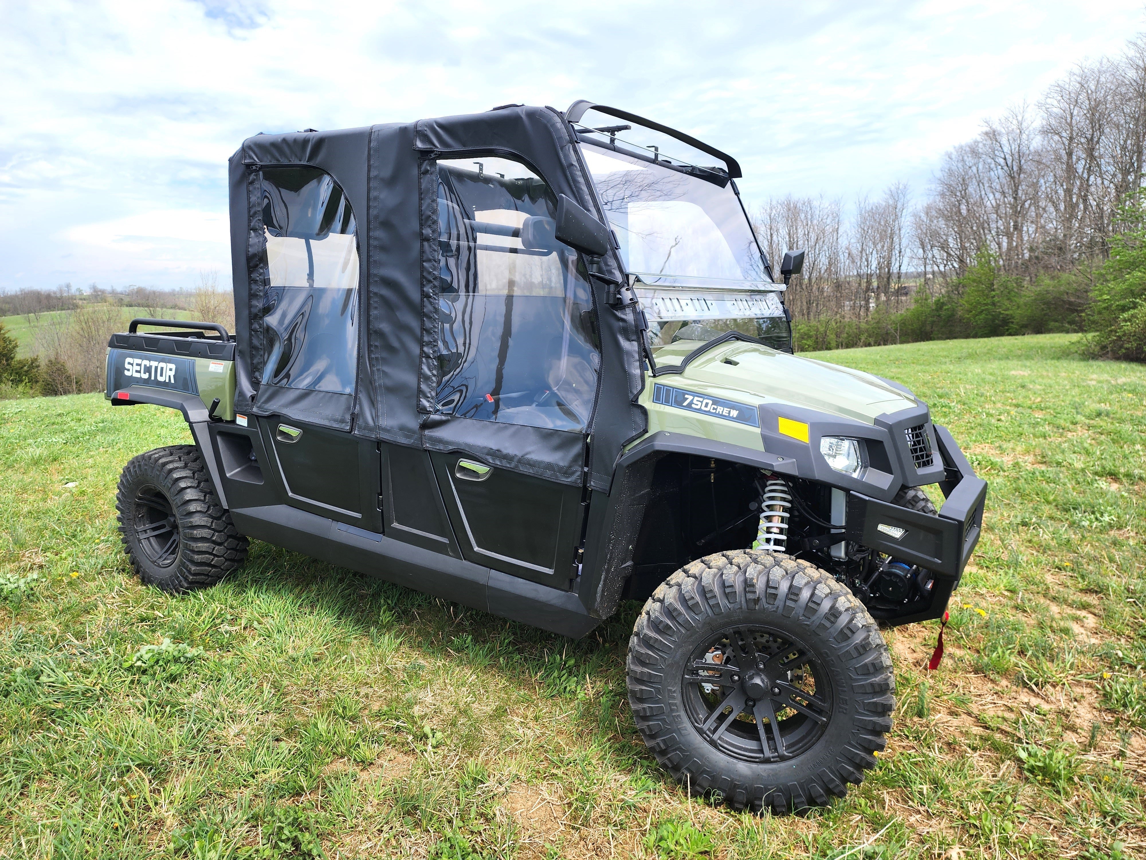 Photo of HiSun Sector 1000 Crew - Door/Rear Window Combo by 3 Star UTV - Premium Enclosures for UTVs / Side by Sides