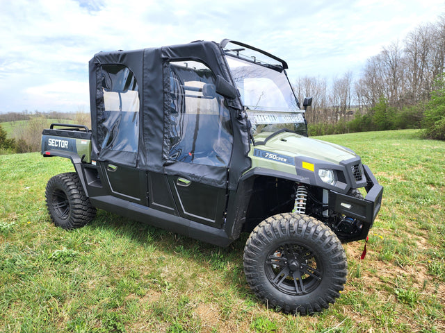 Photo of HiSun Sector 1000 Crew - Door/Rear Window Combo by 3 Star UTV - Premium Enclosures for UTVs / Side by Sides