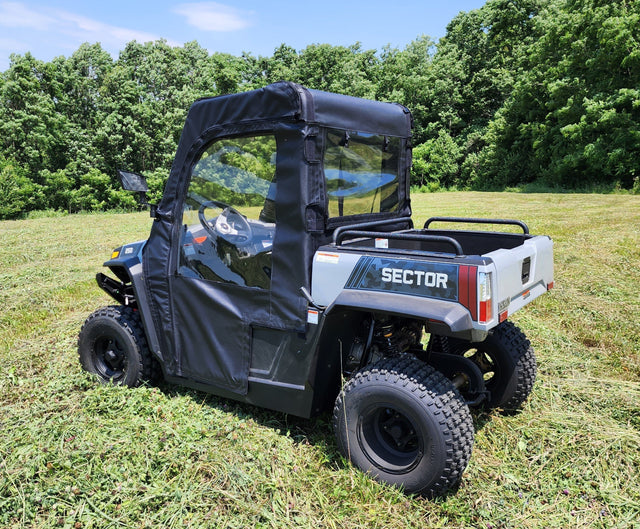 Photo of HiSun Sector 250 - Door/Rear Window Combo by 3 Star UTV - Premium Enclosures for UTVs / Side by Sides