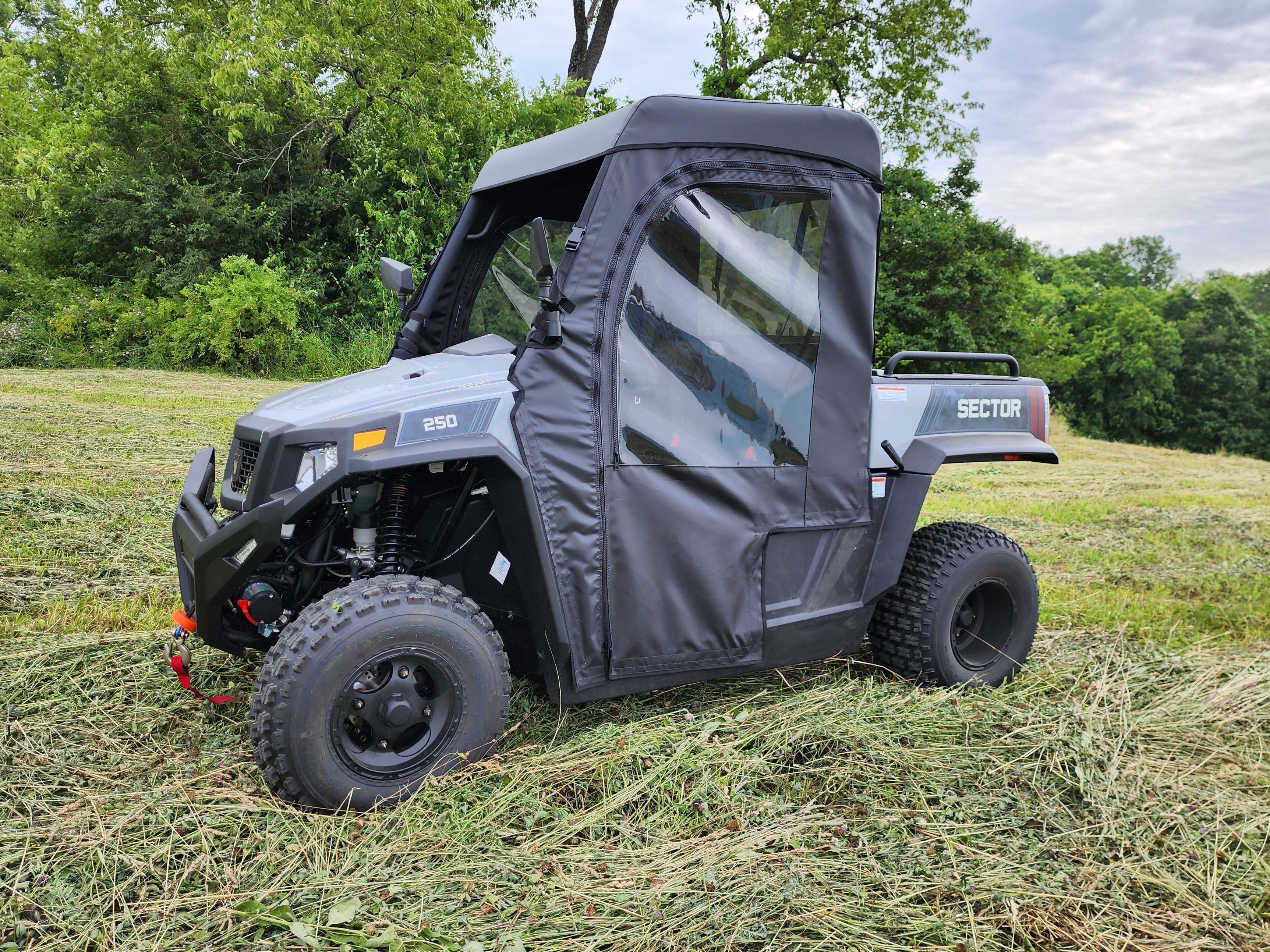 Photo of HiSun Sector 250 - Full Cab Enclosure for Hard Windshield by 3 Star UTV - Premium Enclosures for UTVs / Side by Sides