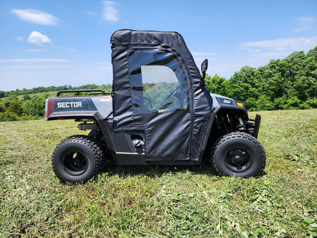 Photo of HiSun Sector 250 - Soft Doors by 3 Star UTV - Premium Enclosures for UTVs / Side by Sides