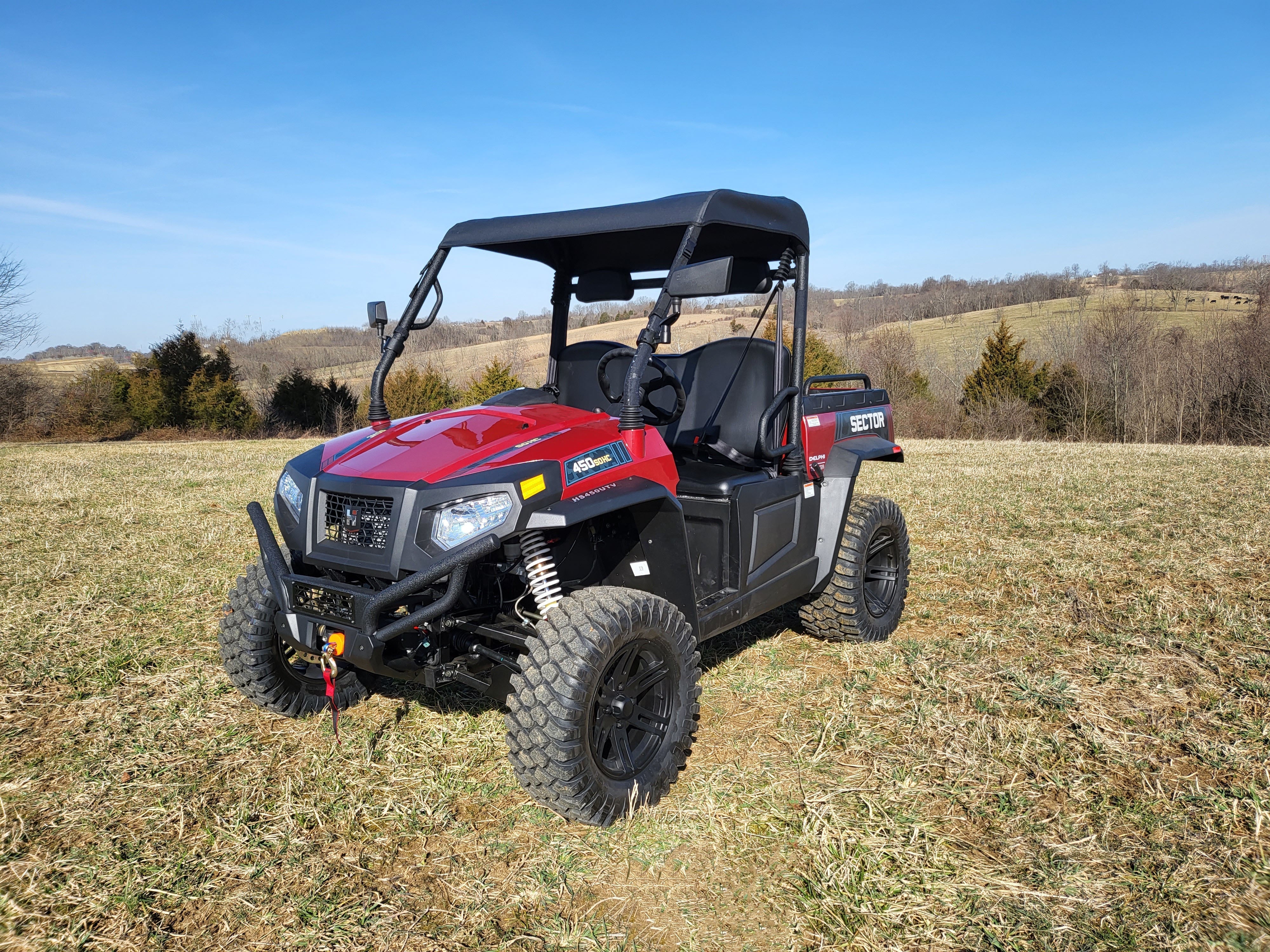Photo of HiSun Sector 450 - Soft Top by 3 Star UTV - Premium Enclosures for UTVs / Side by Sides