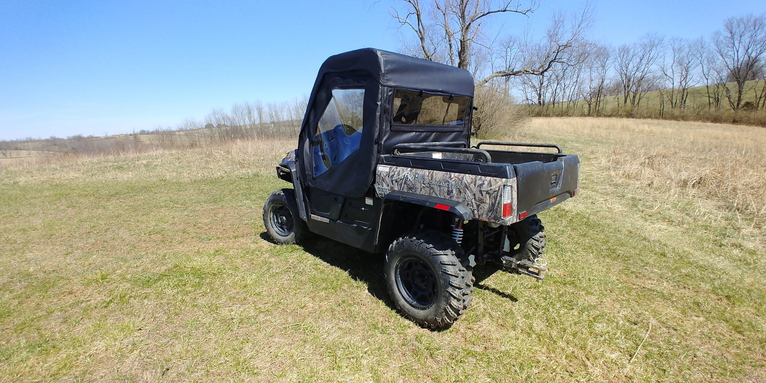 Photo of HiSun Sector 550/750 - Door/Rear Window Combo (Half Doors) by 3 Star UTV - Premium Enclosures for UTVs / Side by Sides