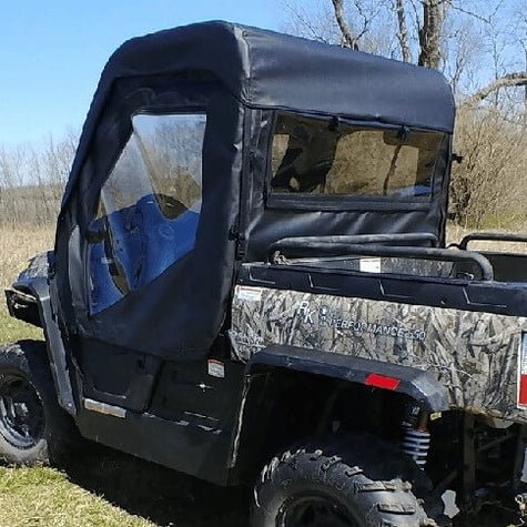 Photo of HiSun Sector 550/750 - Full Cab Enclosure with Vinyl Windshield (Half Doors) by 3 Star UTV - Premium Enclosures for UTVs / Side by Sides