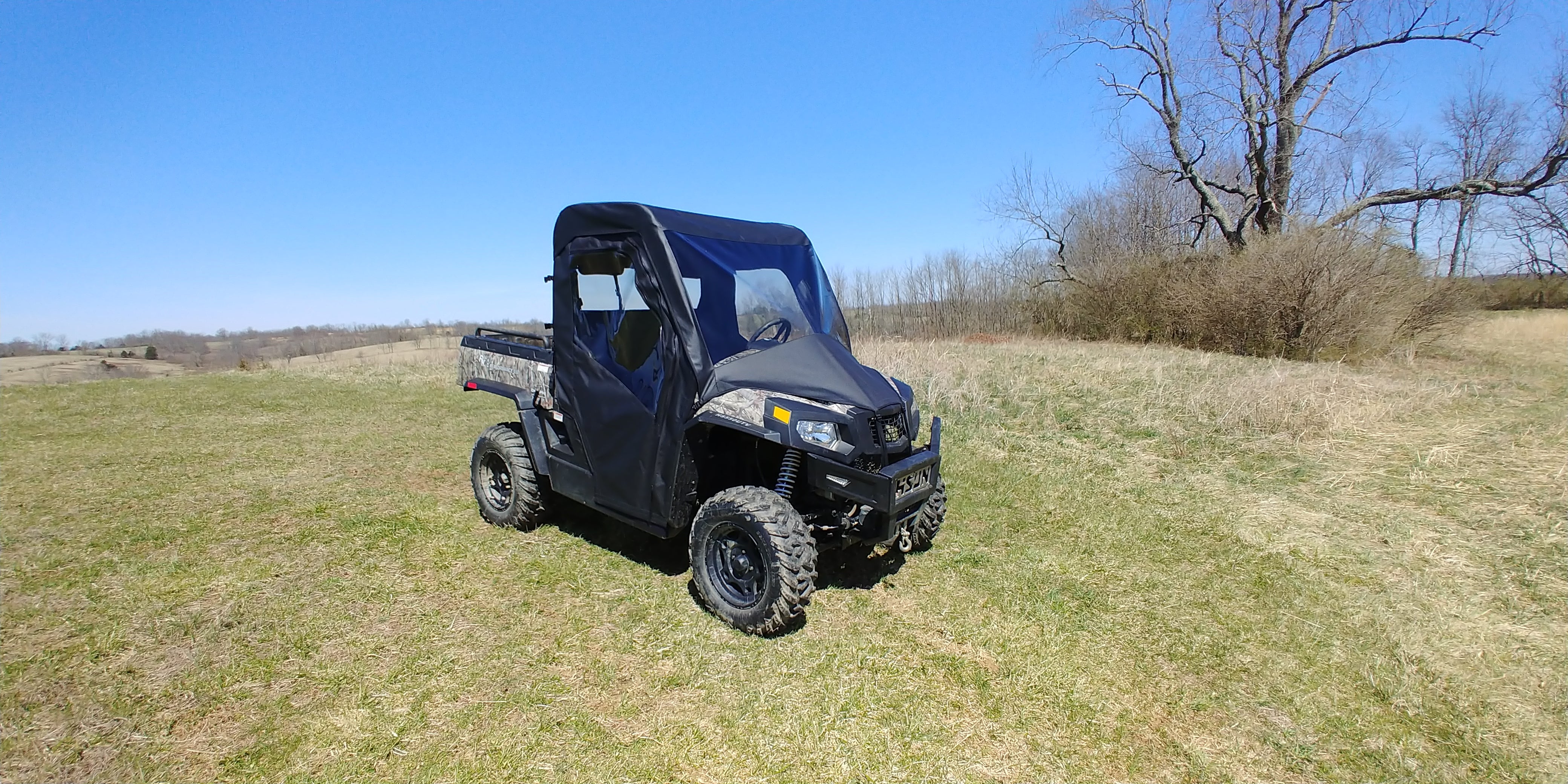 Photo of HiSun Sector 550/750 - Soft Doors by 3 Star UTV - Premium Enclosures for UTVs / Side by Sides