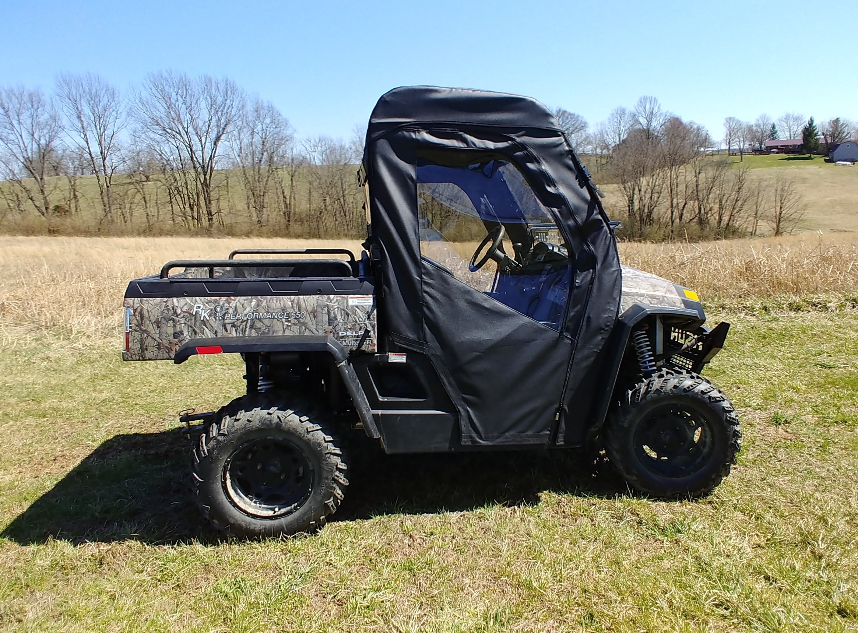 Photo of HiSun Sector 550/750 - Door/Rear Window Combo (Full Doors) by 3 Star UTV - Premium Enclosures for UTVs / Side by Sides