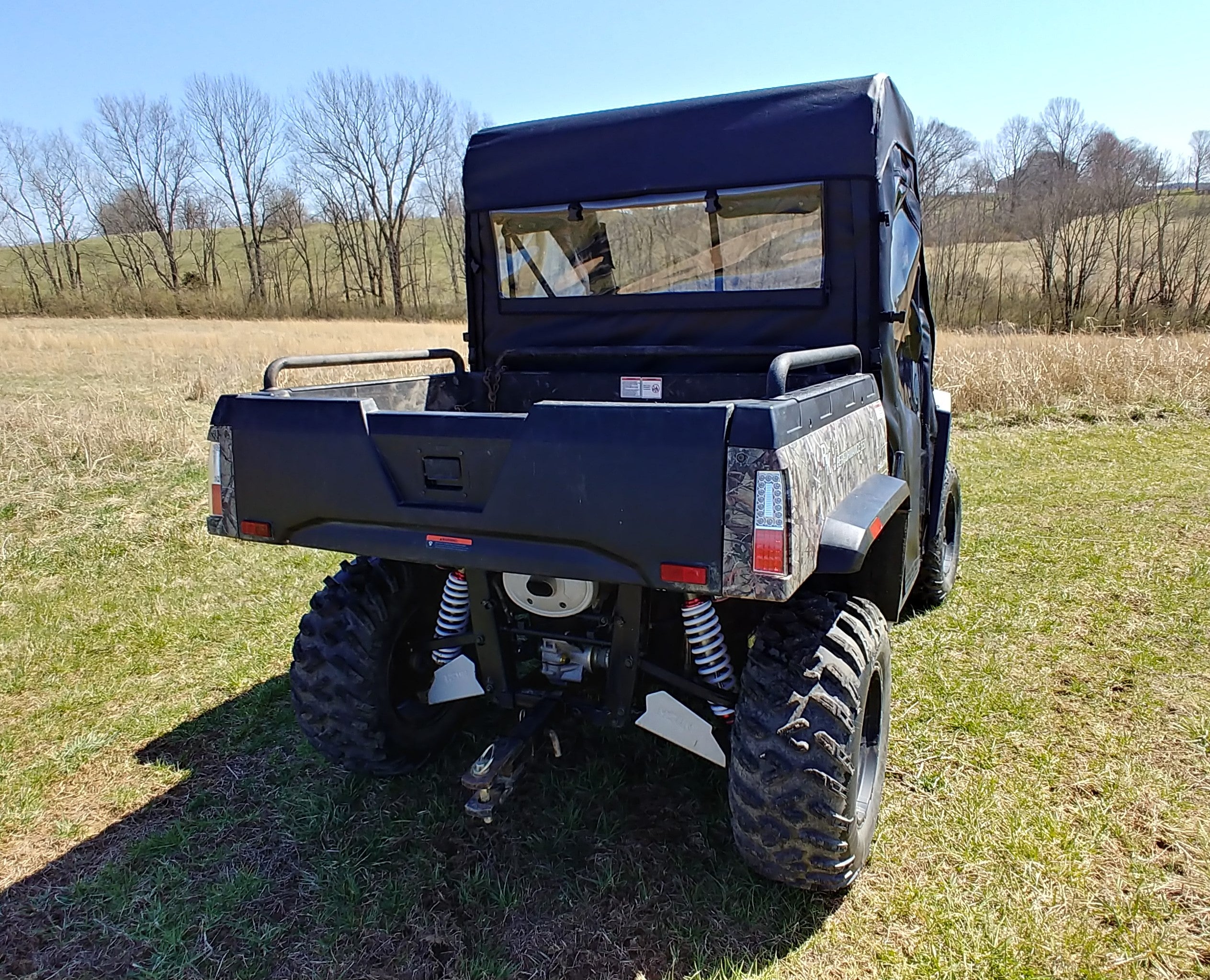 Photo of HiSun Sector 550/750 - Full Cab Enclosure for Hard Windshield (Half Doors) by 3 Star UTV - Premium Enclosures for UTVs / Side by Sides