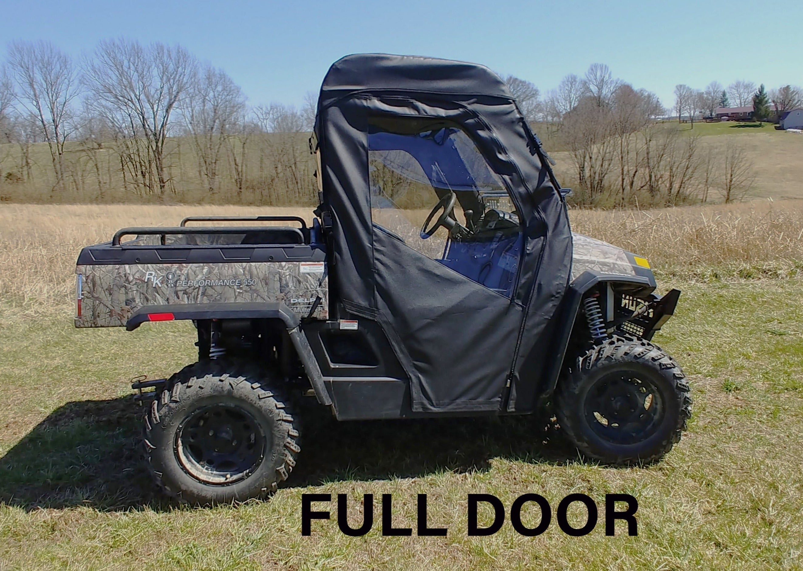 Photo of HiSun Sector 550/750 - Soft Doors by 3 Star UTV - Premium Enclosures for UTVs / Side by Sides