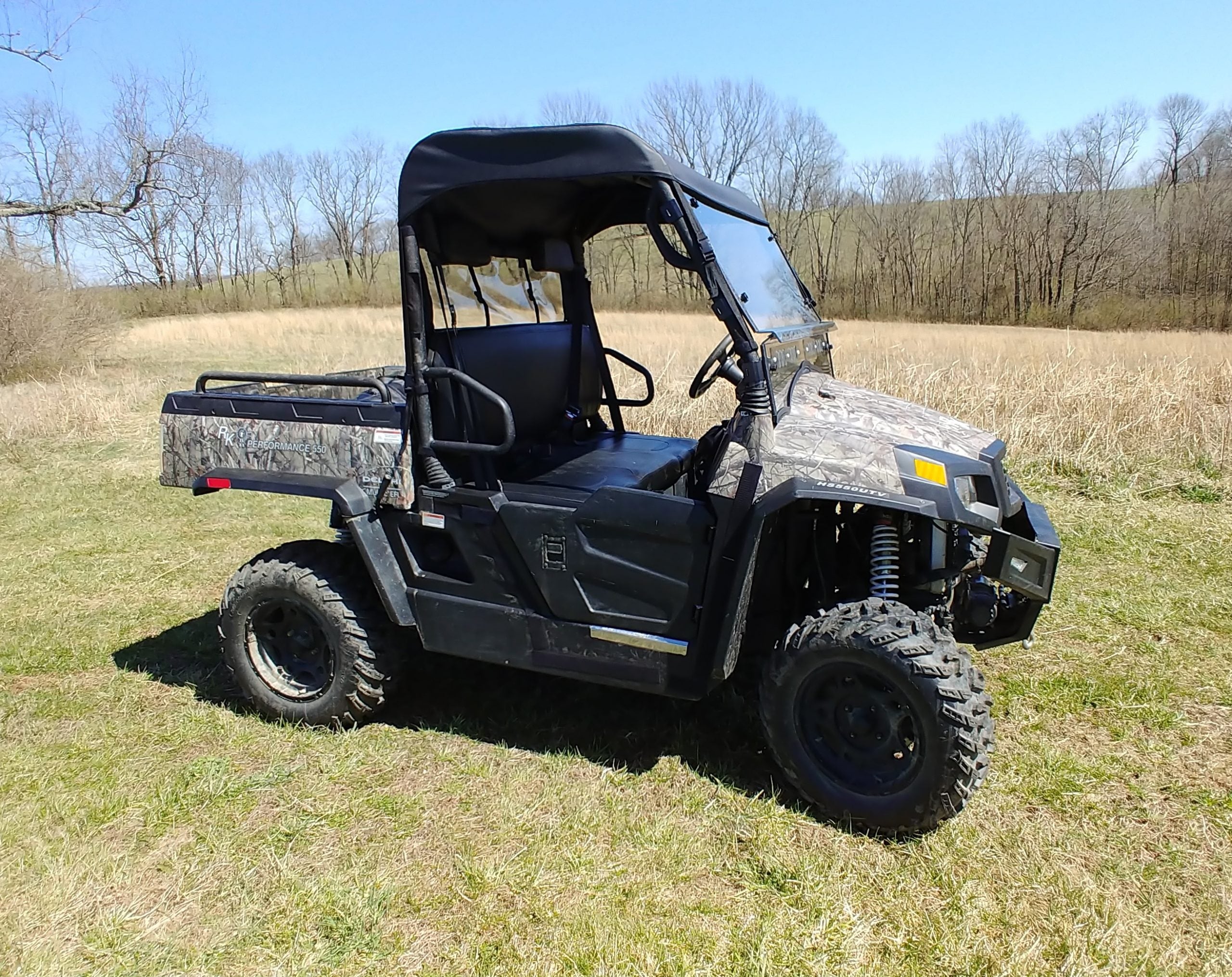 Photo of HiSun Sector 550/750 - Soft Top for Hard Windshield by 3 Star UTV - Premium Enclosures for UTVs / Side by Sides