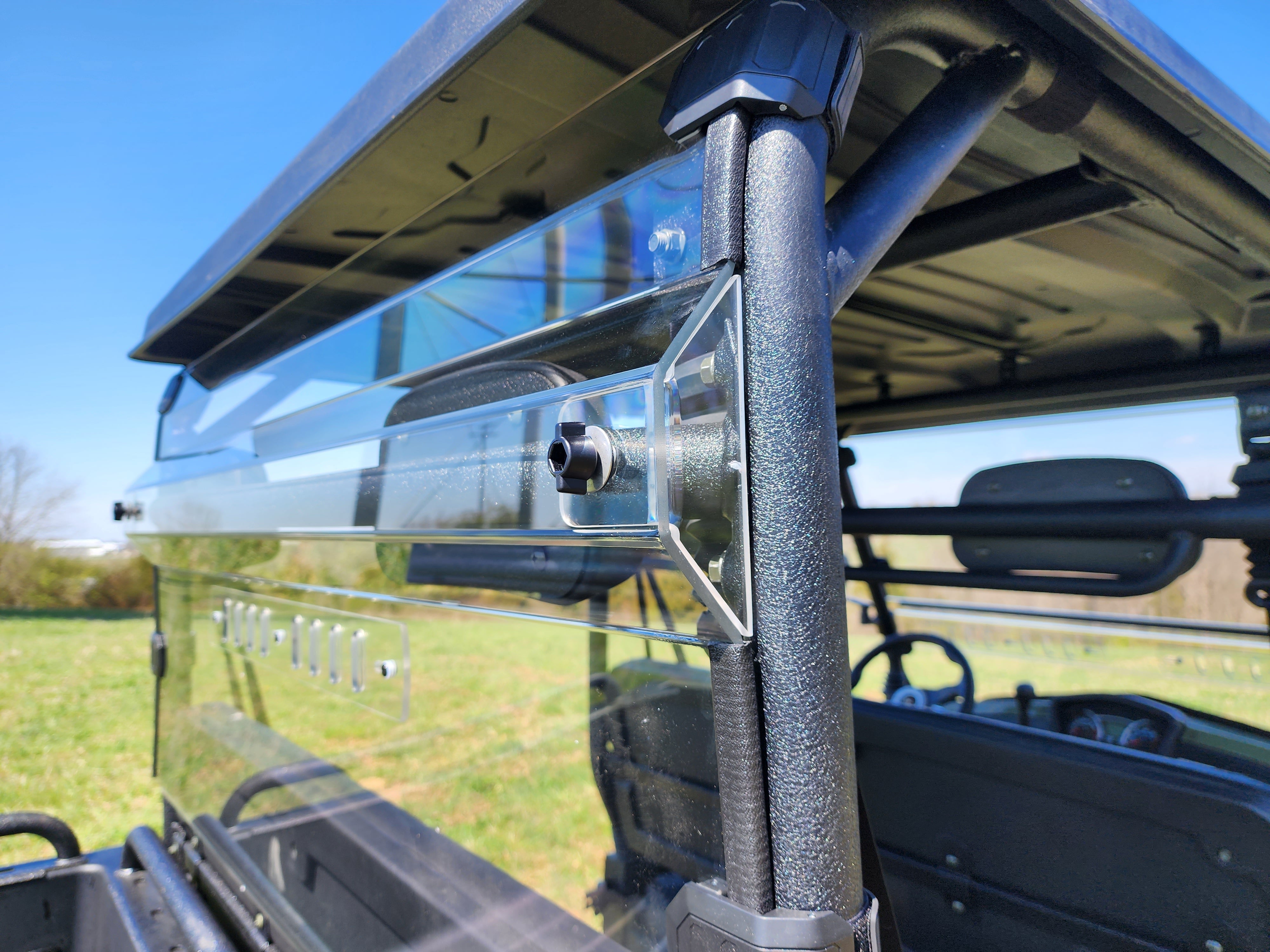 Photo of HiSun Sector 750 Crew - 1 Pc Lexan Back Panel w/Vent Option by 3 Star UTV - Premium Windshields for UTVs / Side by Sides