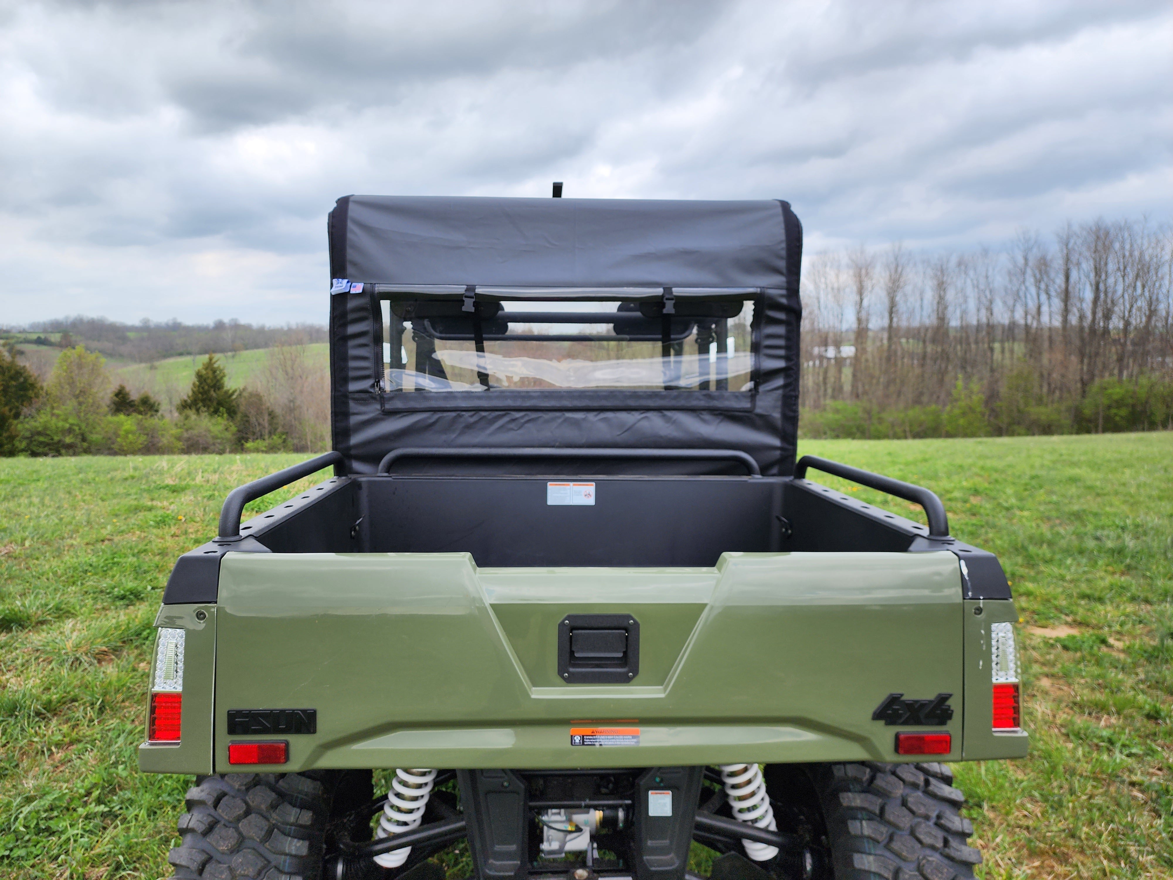 Photo of HiSun Sector 750 Crew - Soft Back Panel by 3 Star UTV - Premium Enclosures for UTVs / Side by Sides