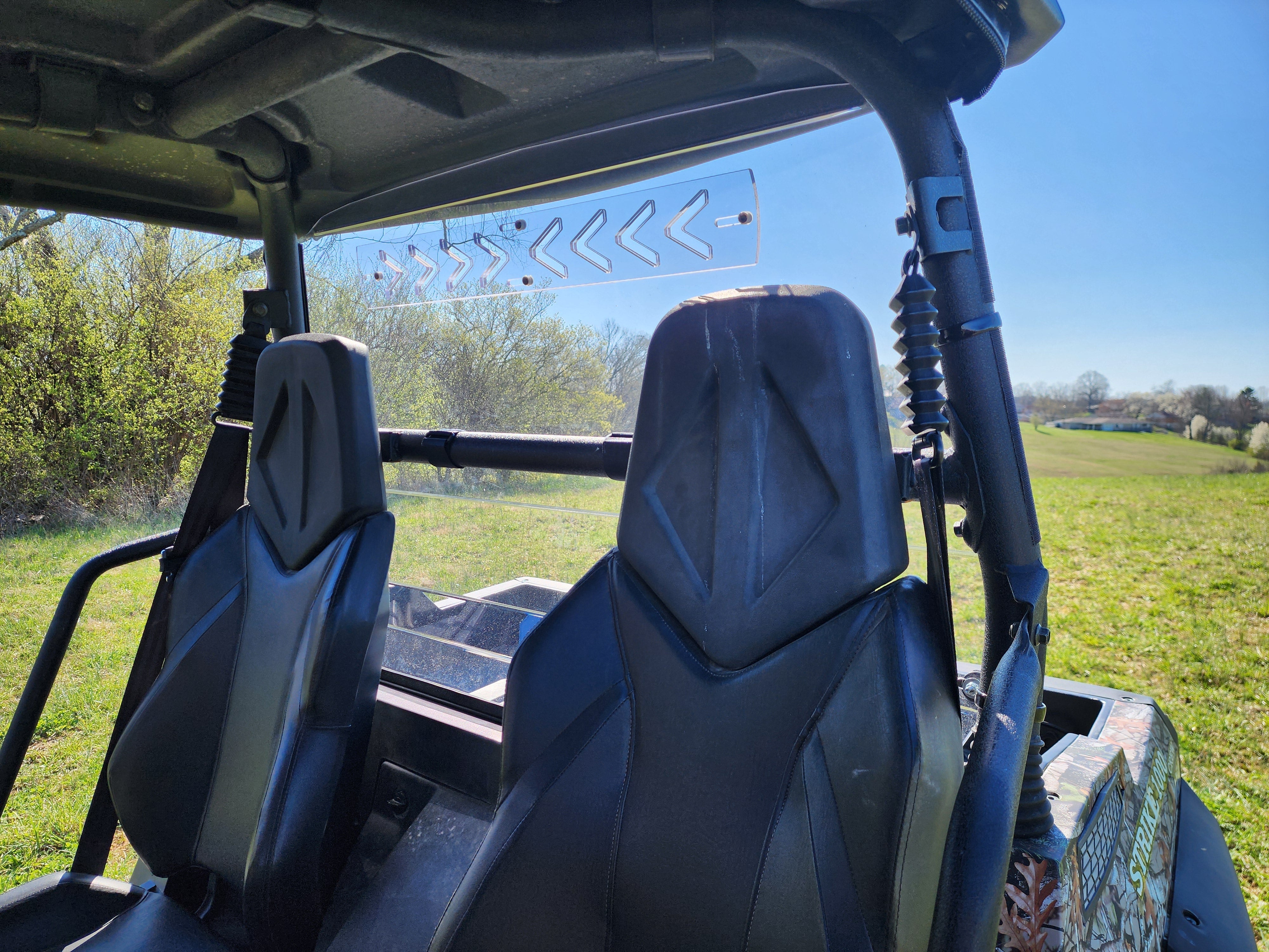 Photo of HiSun Strike 1000 Crew - 1 Pc Lexan Back Panel by 3 Star UTV - Premium Windshields for UTVs / Side by Sides