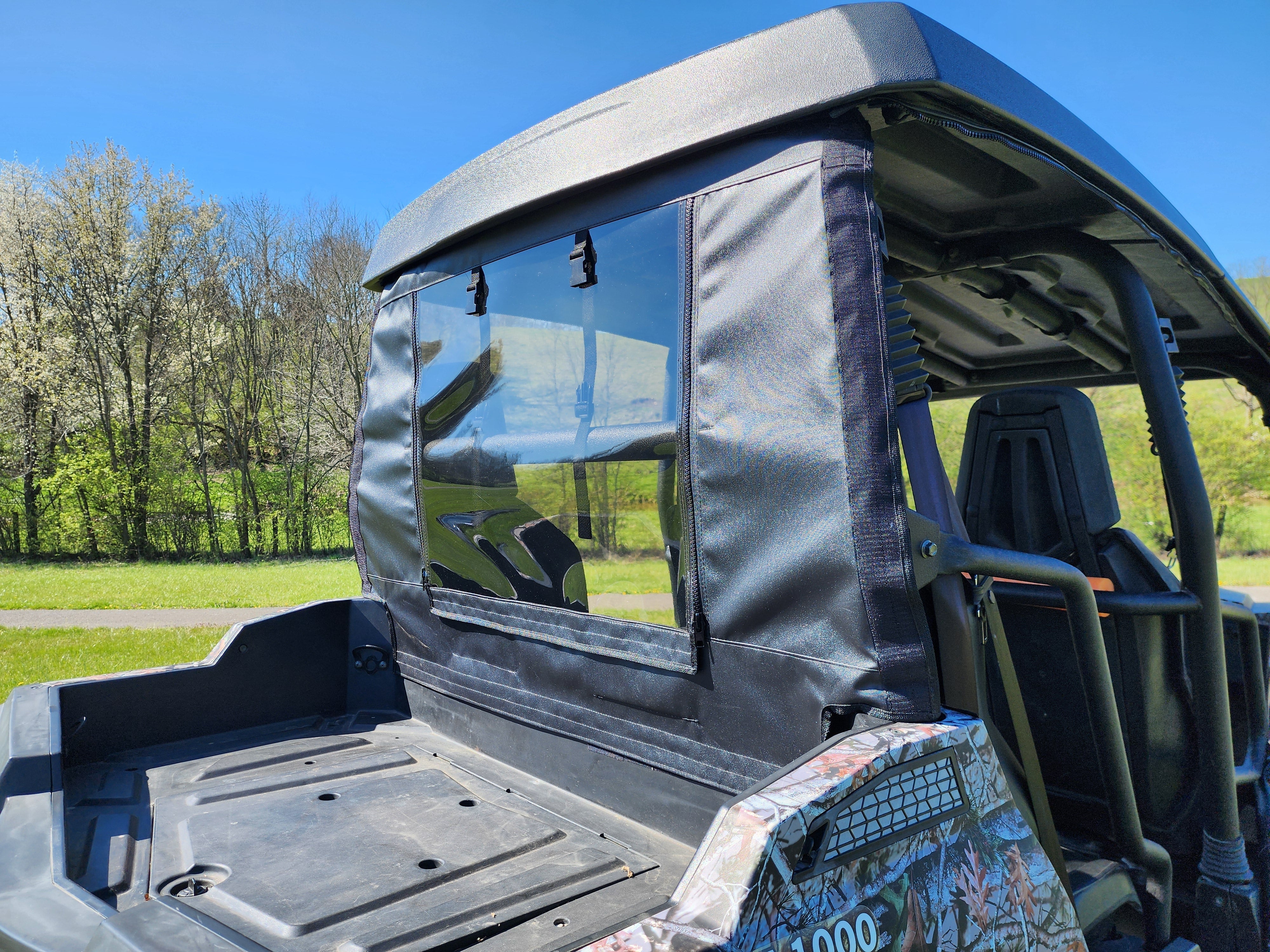 Photo of HiSun Strike 1000 Crew - Soft Back Panel by 3 Star UTV - Premium Enclosures for UTVs / Side by Sides