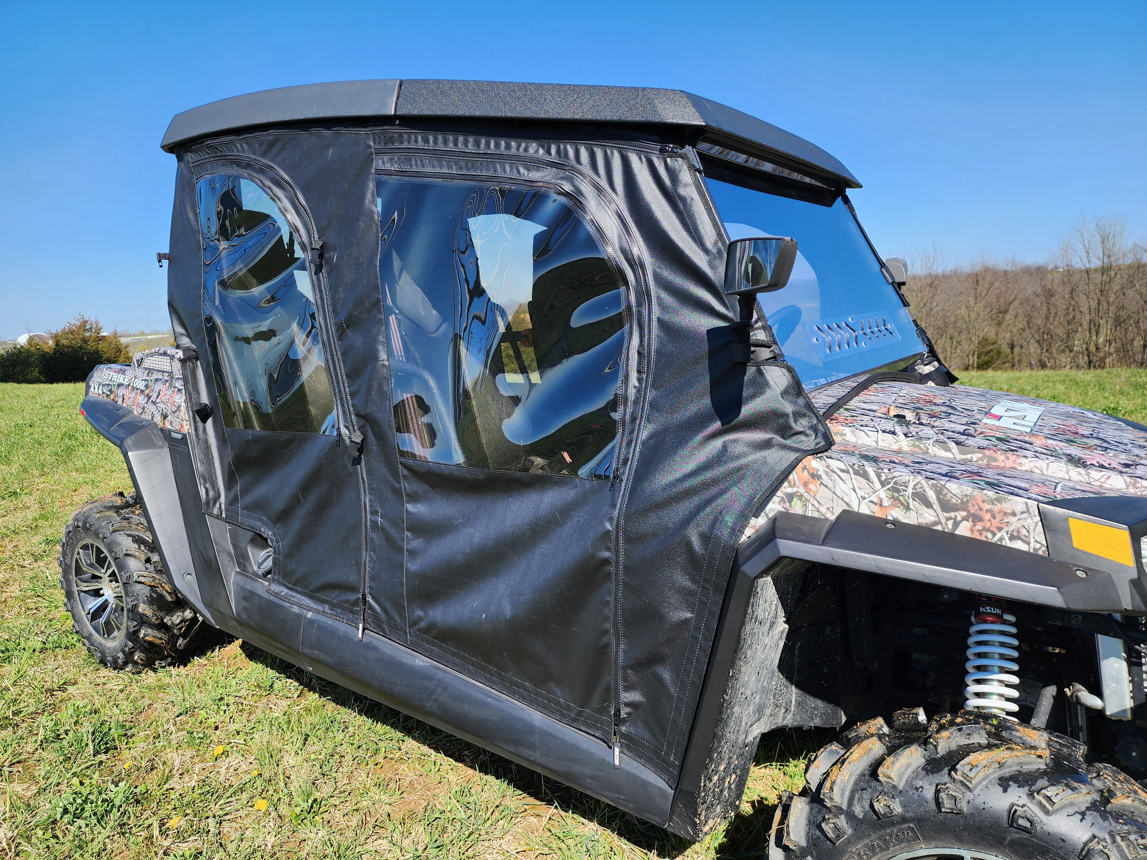 Photo of HiSun Strike 1000 Crew - Soft Full Doors by 3 Star UTV - Premium Enclosures for UTVs / Side by Sides