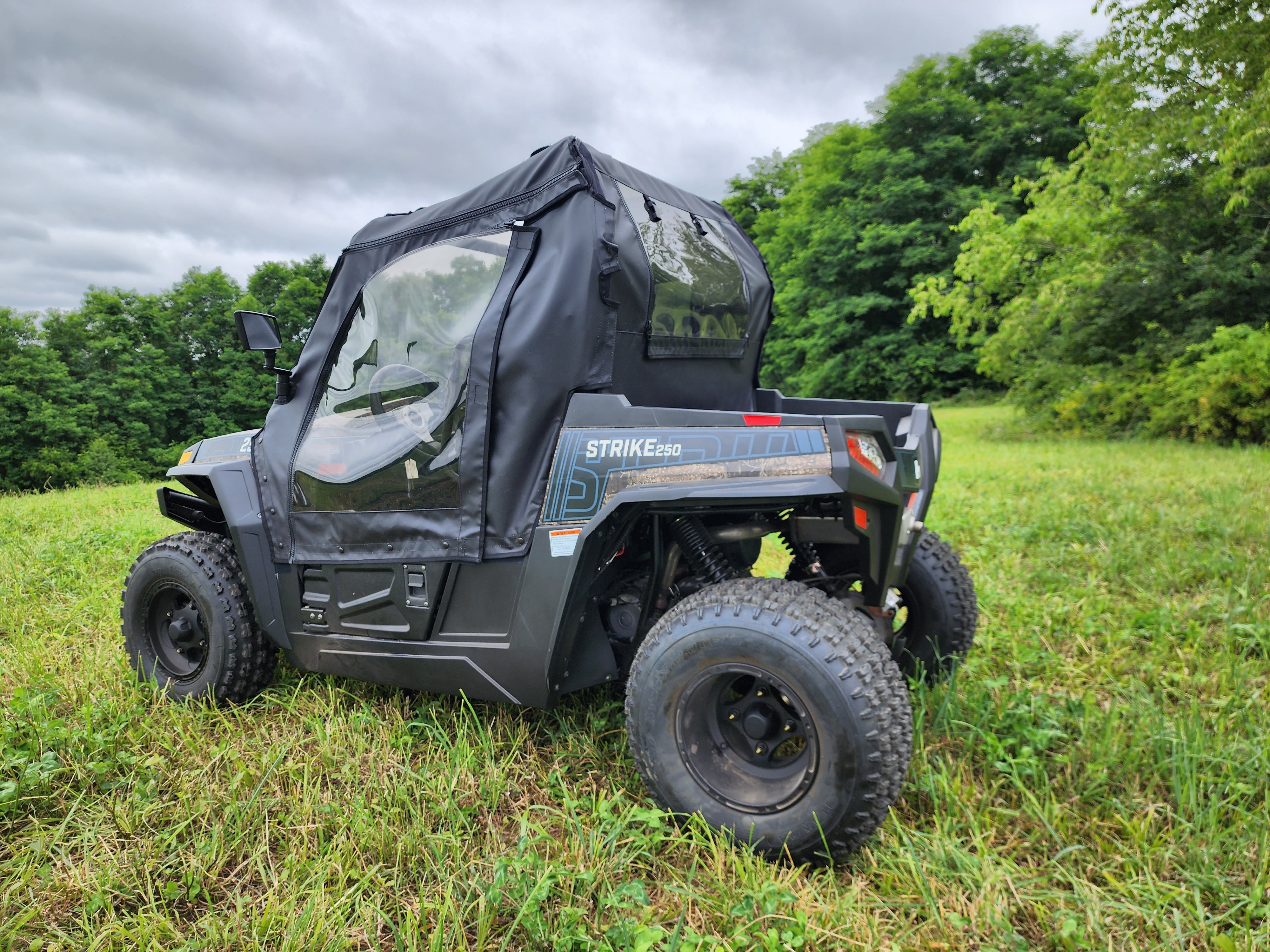 Photo of HiSun Strike 250 - Door/Rear Window Combo by 3 Star UTV - Premium Enclosures for UTVs / Side by Sides