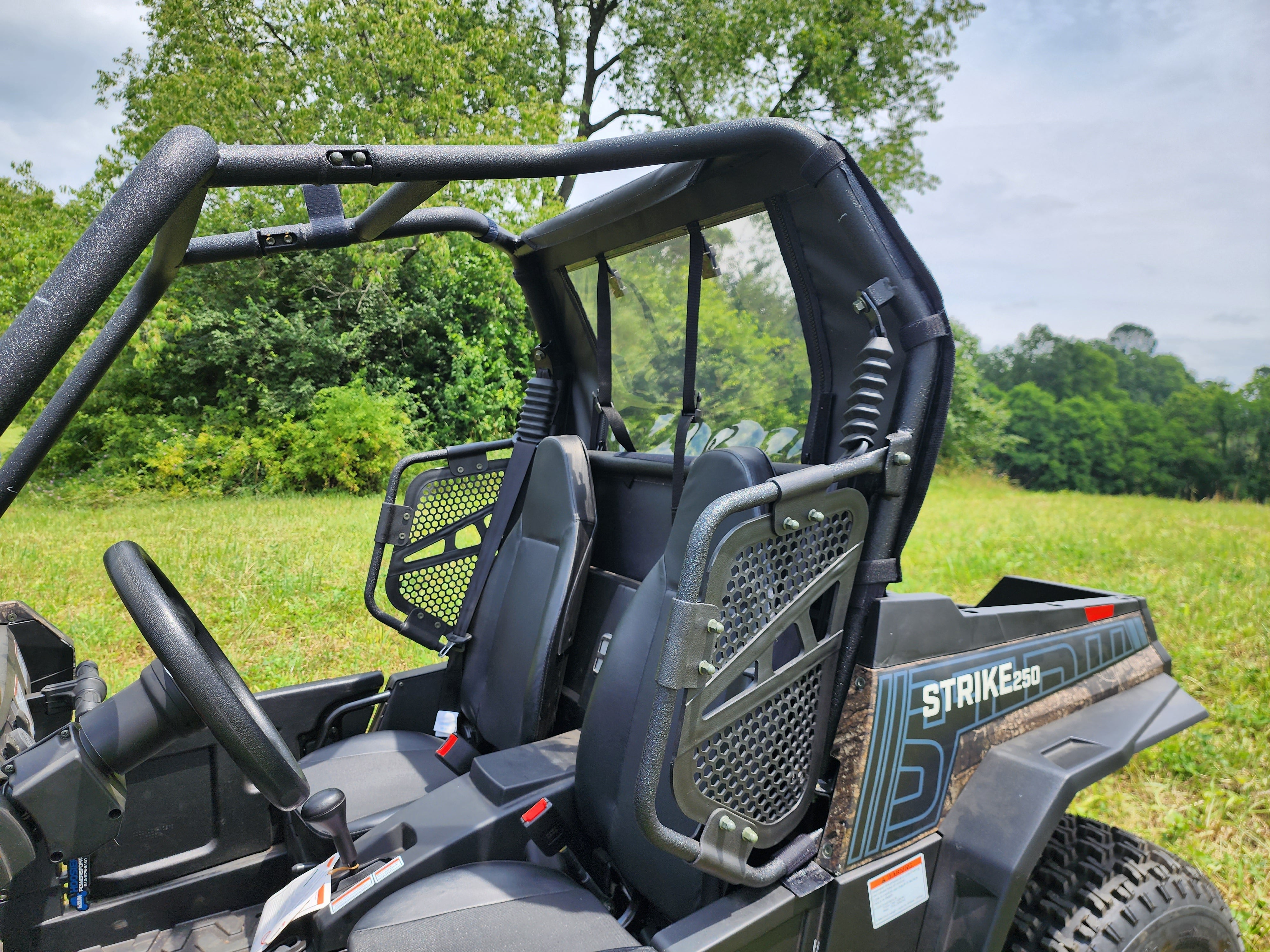 Photo of HiSun Strike 250 - Soft Back Panel by 3 Star UTV - Premium Enclosures for UTVs / Side by Sides