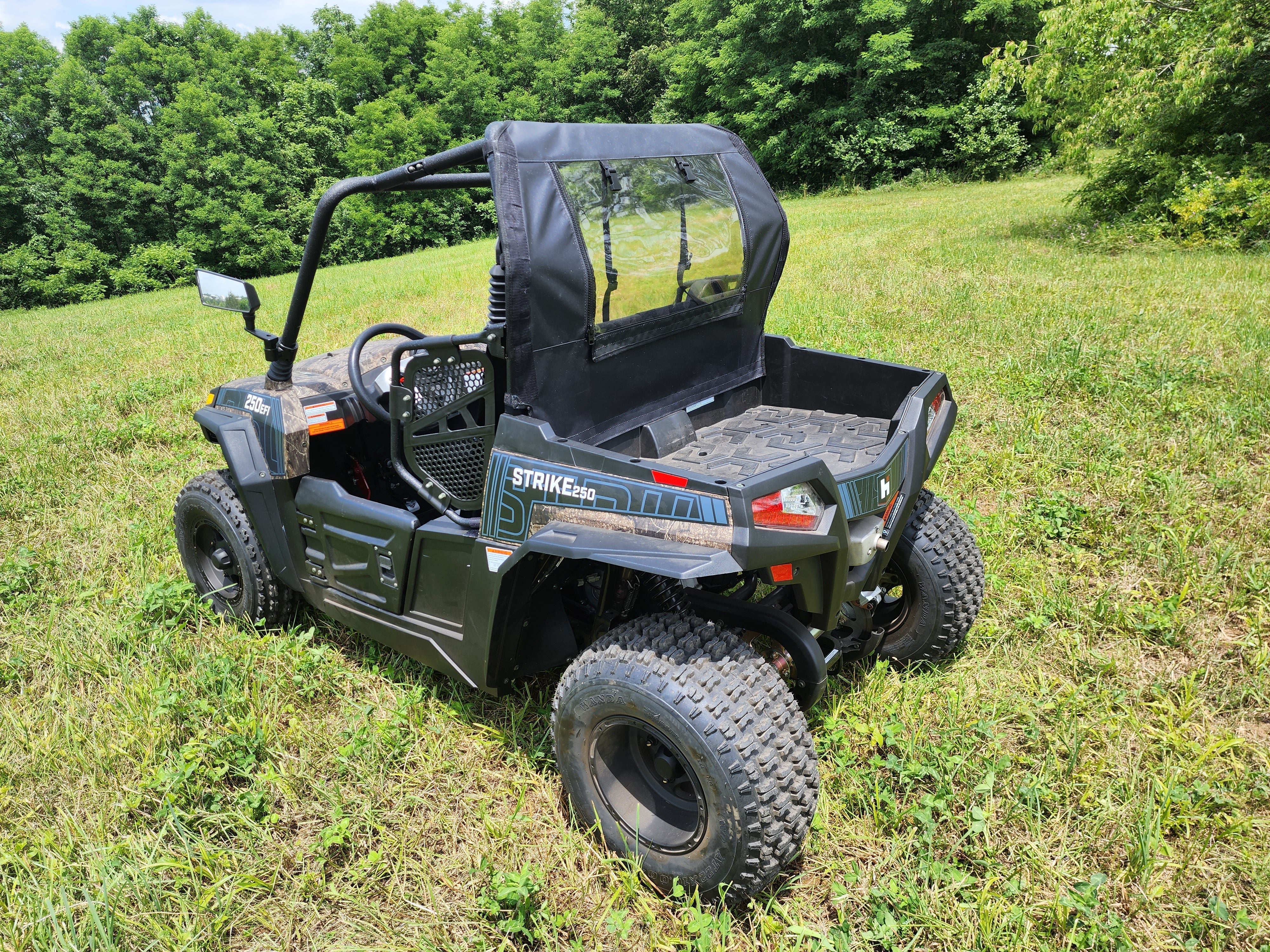 Photo of HiSun Strike 250 - Soft Back Panel by 3 Star UTV - Premium Enclosures for UTVs / Side by Sides