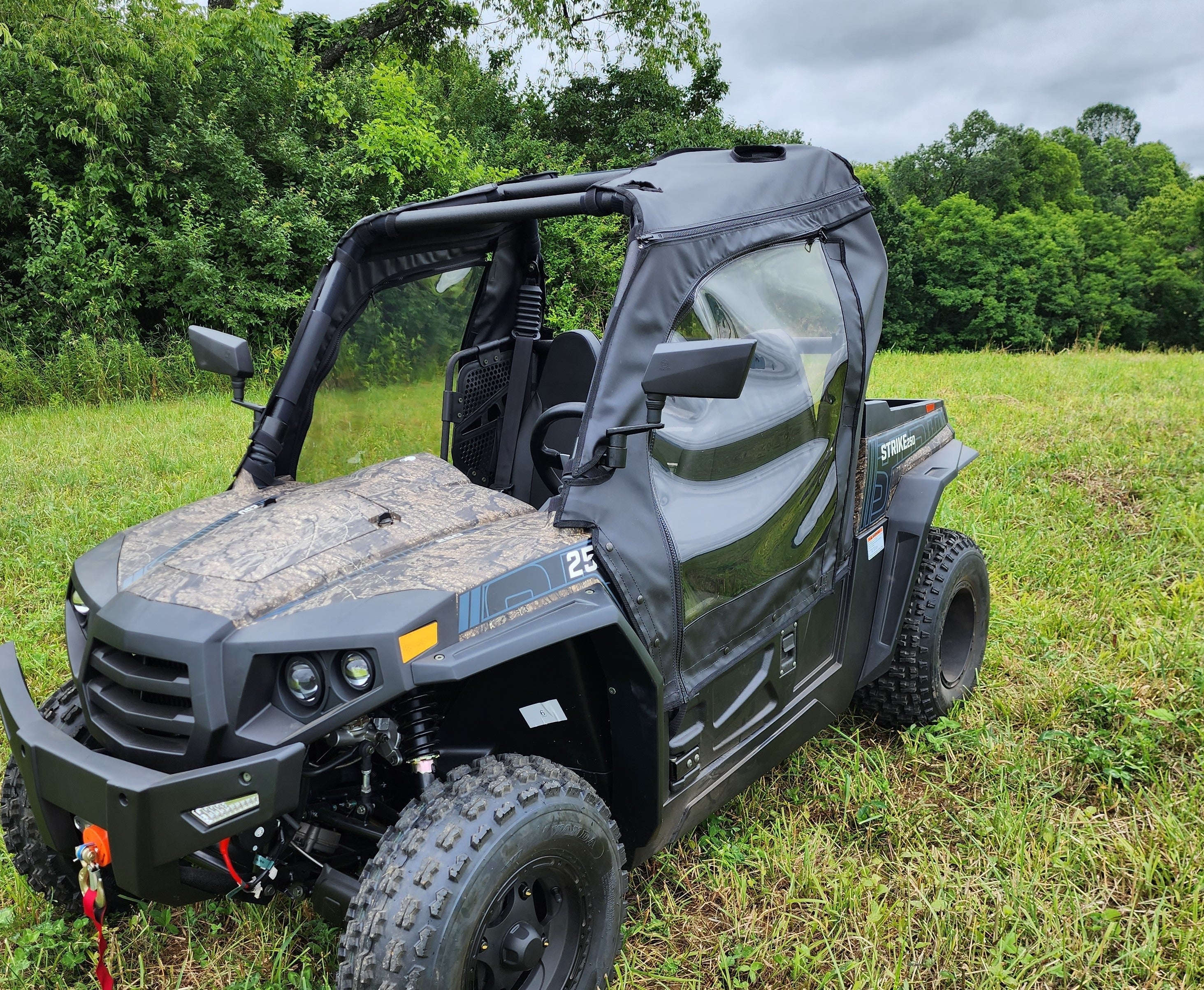 Photo of HiSun Strike 250 - Soft Doors by 3 Star UTV - Premium Enclosures for UTVs / Side by Sides