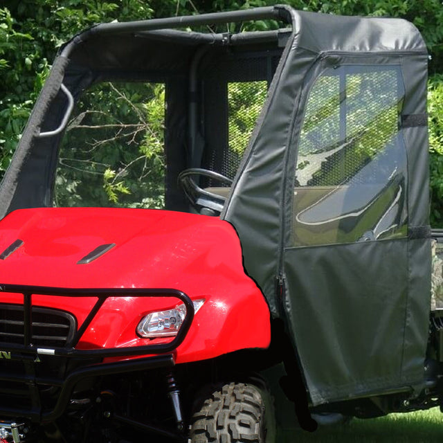 Photo of Honda Big Red - Door/Rear Window Combo by 3 Star UTV - Premium Enclosures for UTVs / Side by Sides