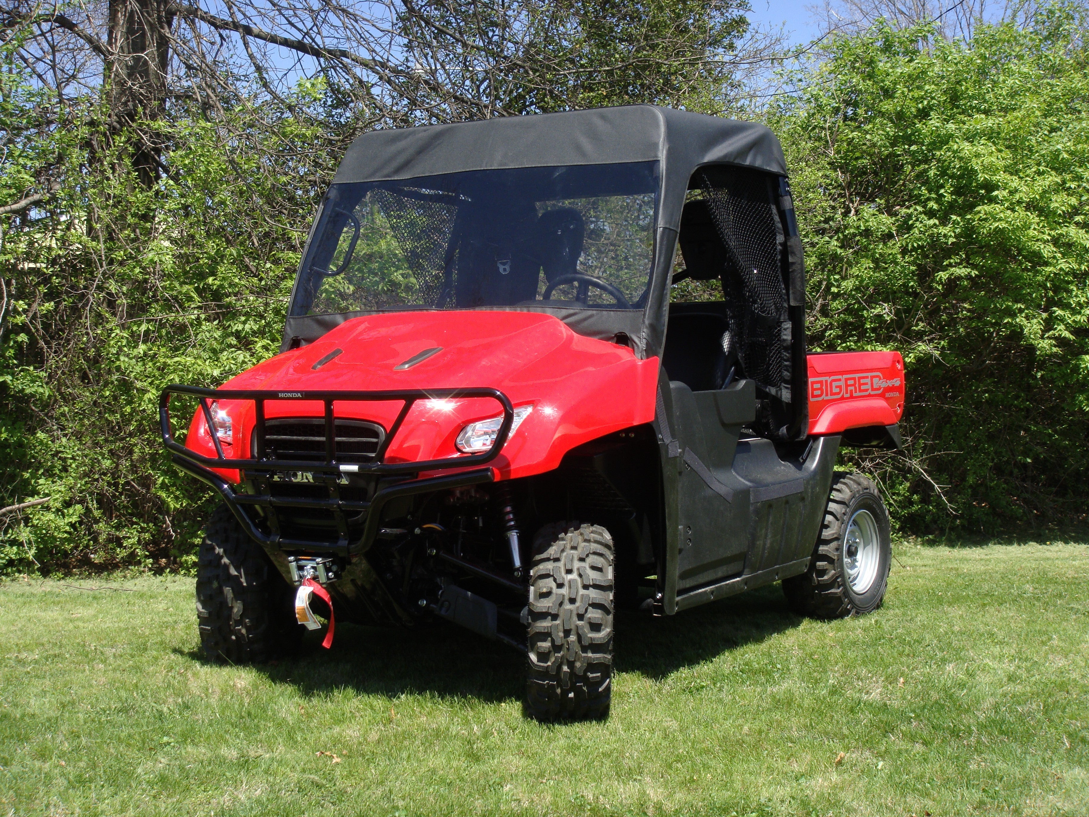 Photo of Honda Big Red - Full Cab Enclosure for Hard Windshield by 3 Star UTV - Premium Enclosures for UTVs / Side by Sides