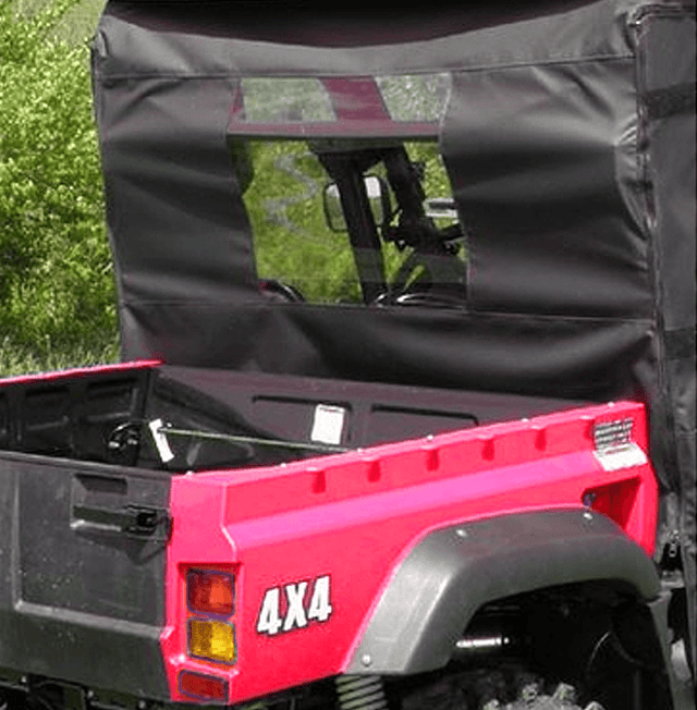 Photo of Honda Big Red - Soft Back Panel by 3 Star UTV - Premium Enclosures for UTVs / Side by Sides