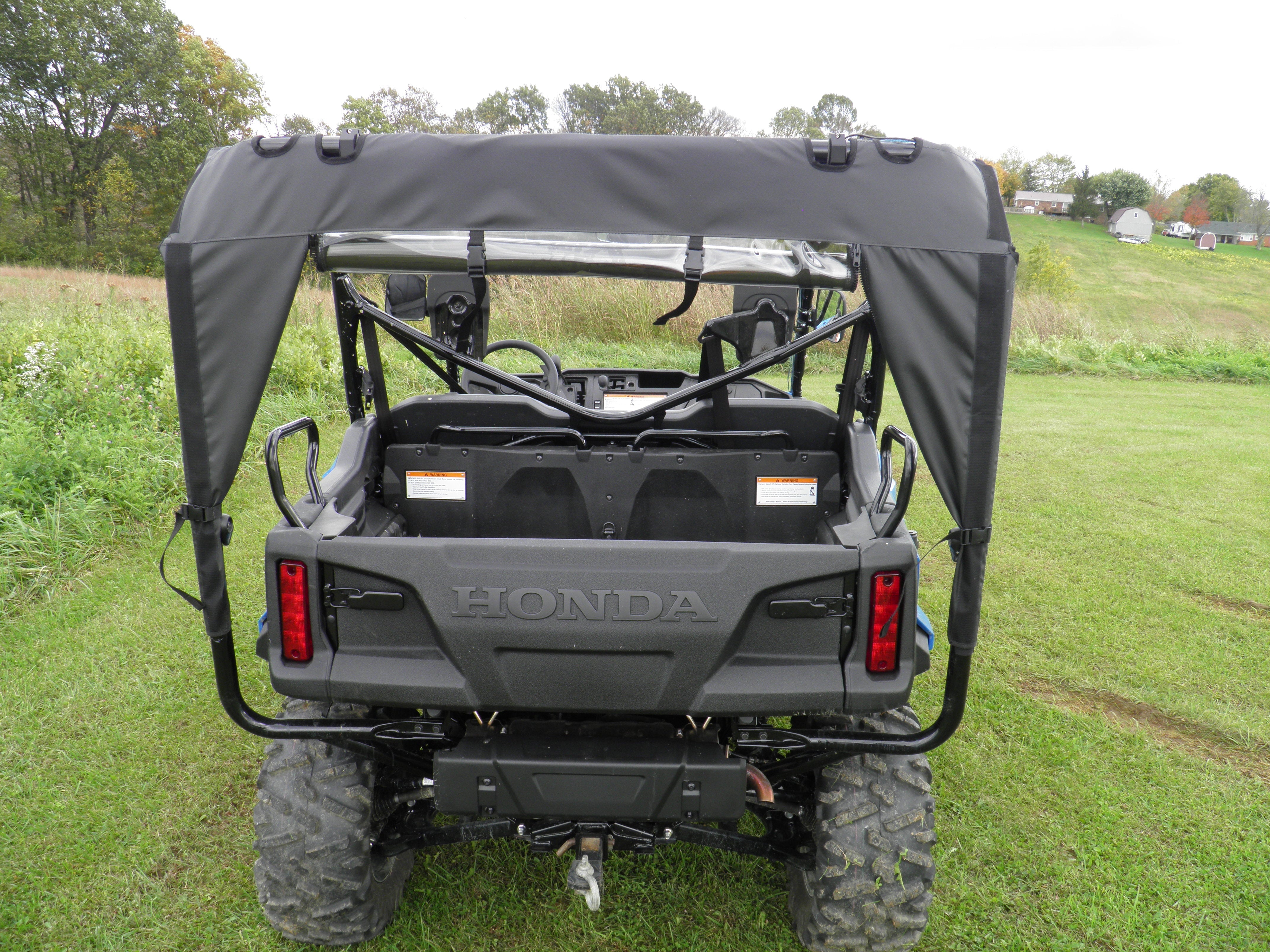 Photo of Honda Pioneer 1000-5 - Door/Rear Window Combo (Upper Doors/Rear Panel) by 3 Star UTV - Premium Enclosures for UTVs / Side by Sides