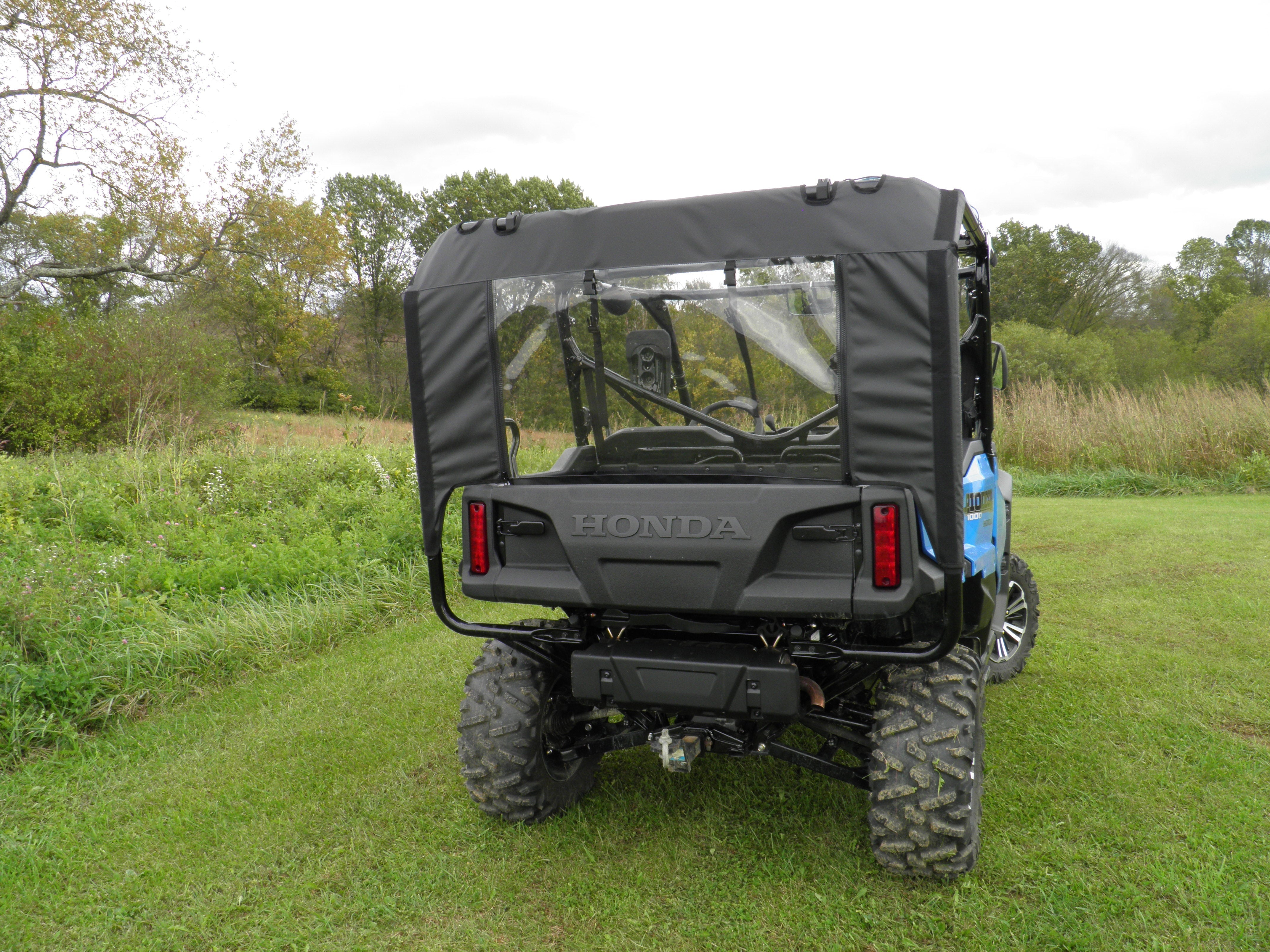 Photo of Honda Pioneer 1000-5 - Door/Rear Window Combo (Upper Doors/Rear Panel) by 3 Star UTV - Premium Enclosures for UTVs / Side by Sides