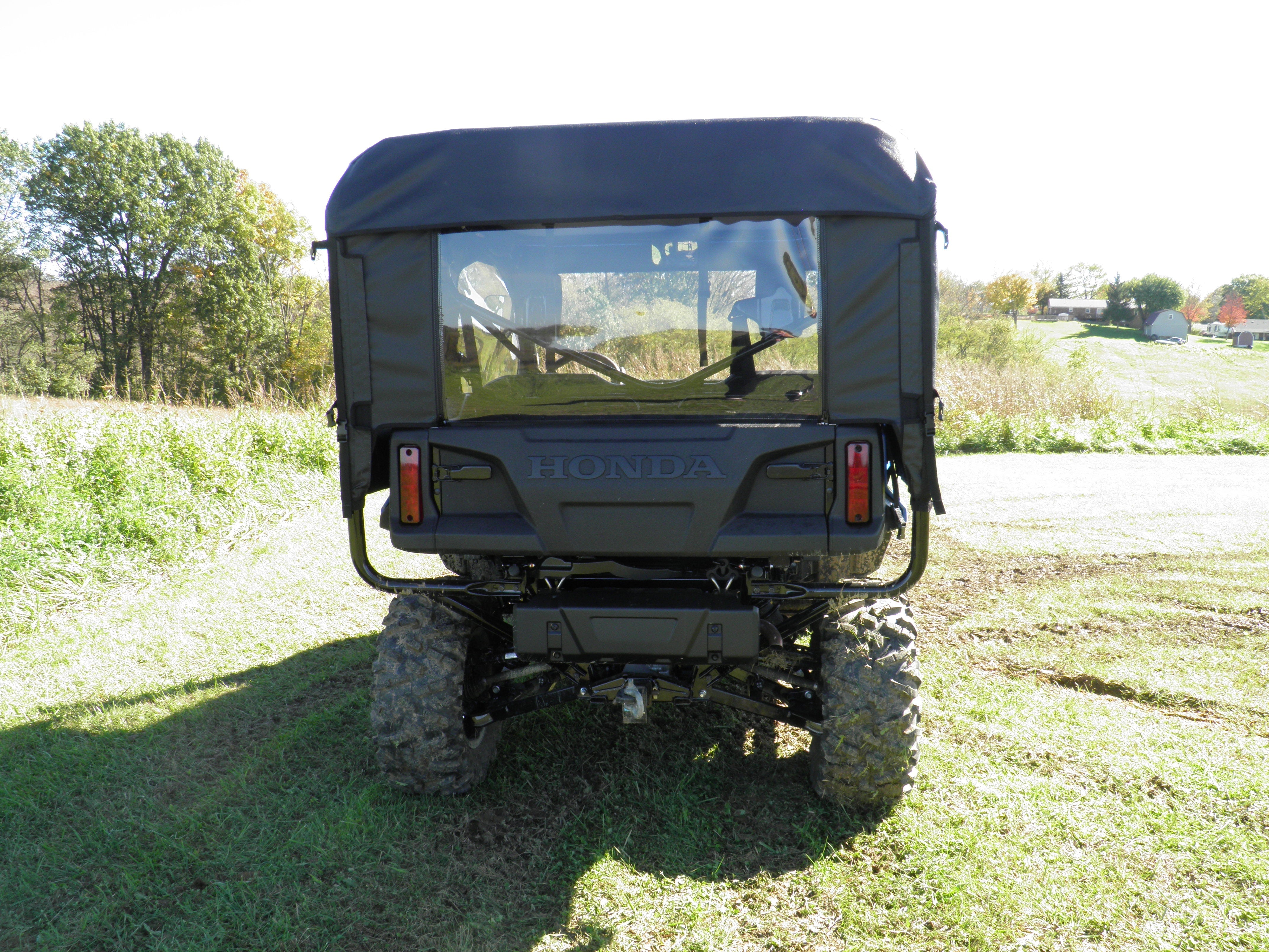 Photo of Honda Pioneer 1000-5 - Full Cab Enclosure for Hard Windshield (Upper Doors/Rear Panel/Soft Top) by 3 Star UTV - Premium Enclosures for UTVs / Side by Sides