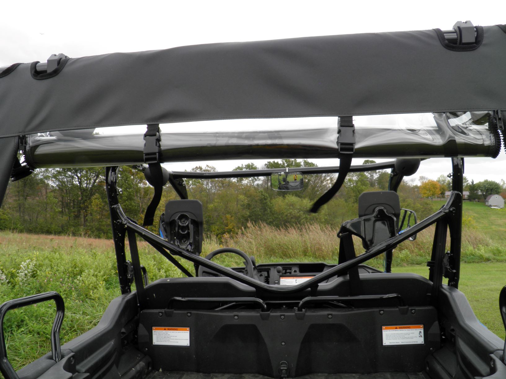 Photo of Honda Pioneer 1000-5 - Soft Back Panel by 3 Star UTV - Premium Enclosures for UTVs / Side by Sides