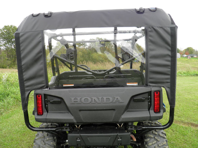 Photo of Honda Pioneer 1000-5 - Soft Back Panel by 3 Star UTV - Premium Enclosures for UTVs / Side by Sides