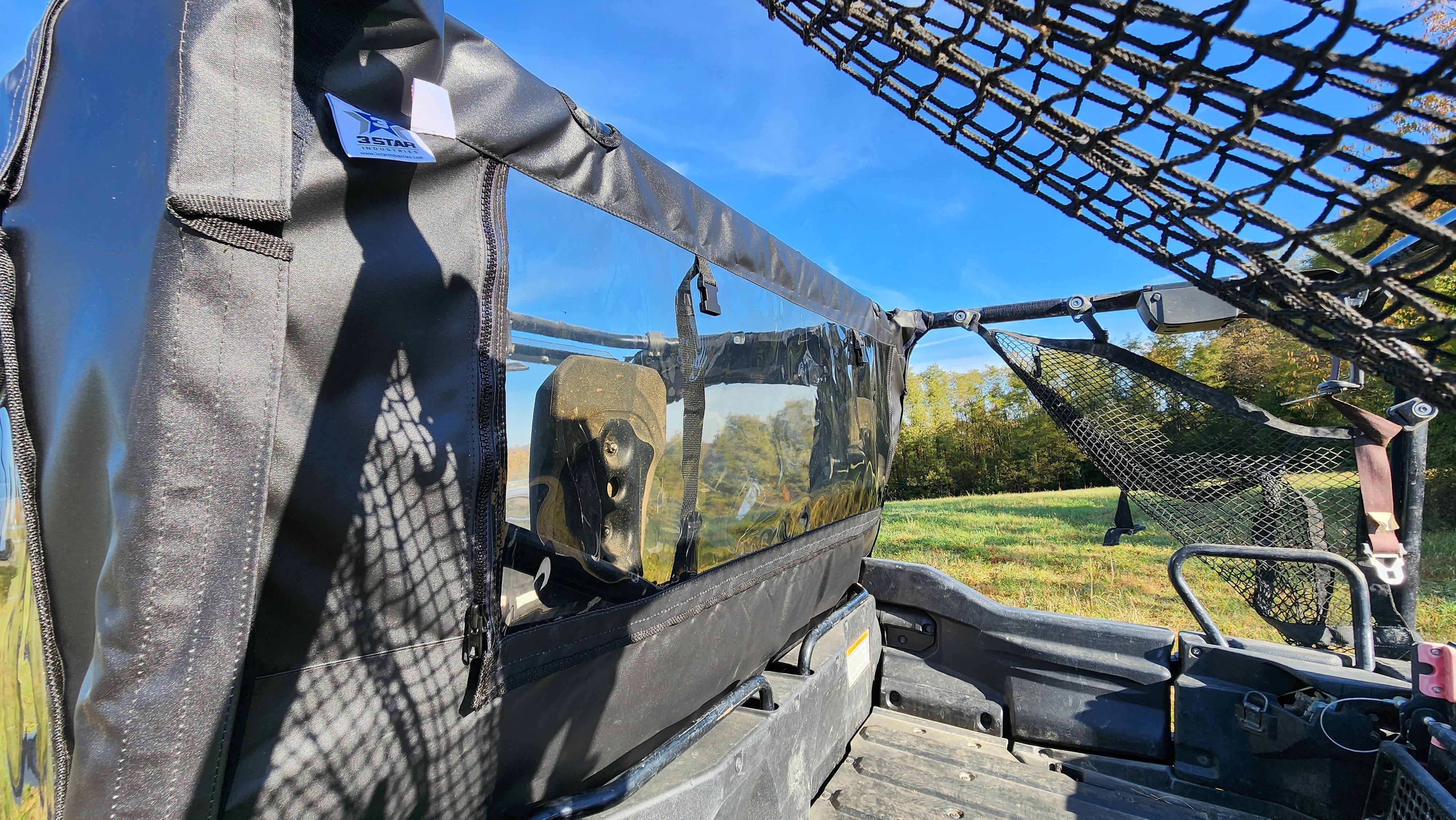 Photo of Honda Pioneer 1000-5 - Soft Center Panel by 3 Star UTV - Premium Enclosures for UTVs / Side by Sides