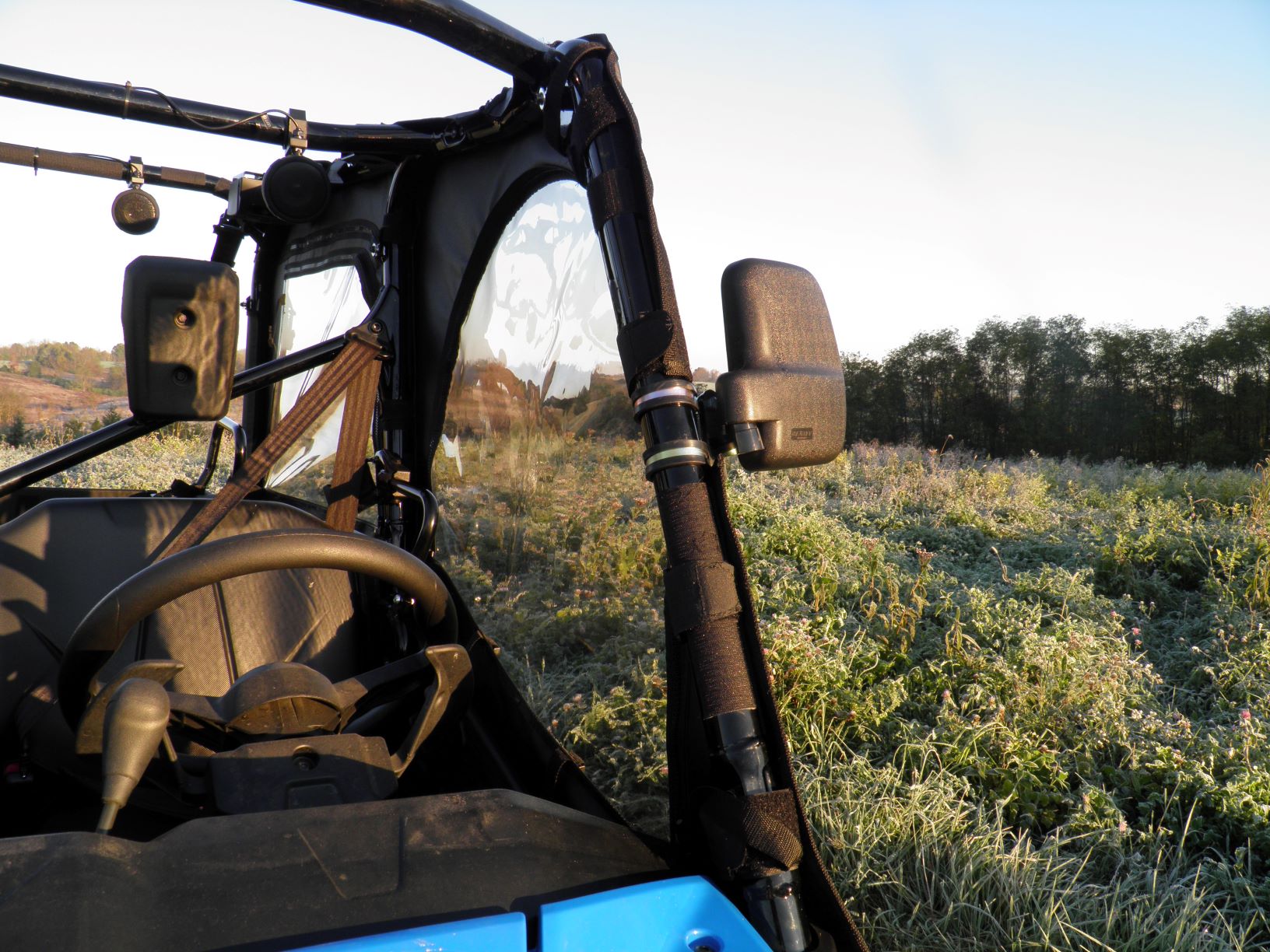 Photo of Honda Pioneer 1000-5 - Upper Soft Front and Rear Doors by 3 Star UTV - Premium Enclosures for UTVs / Side by Sides