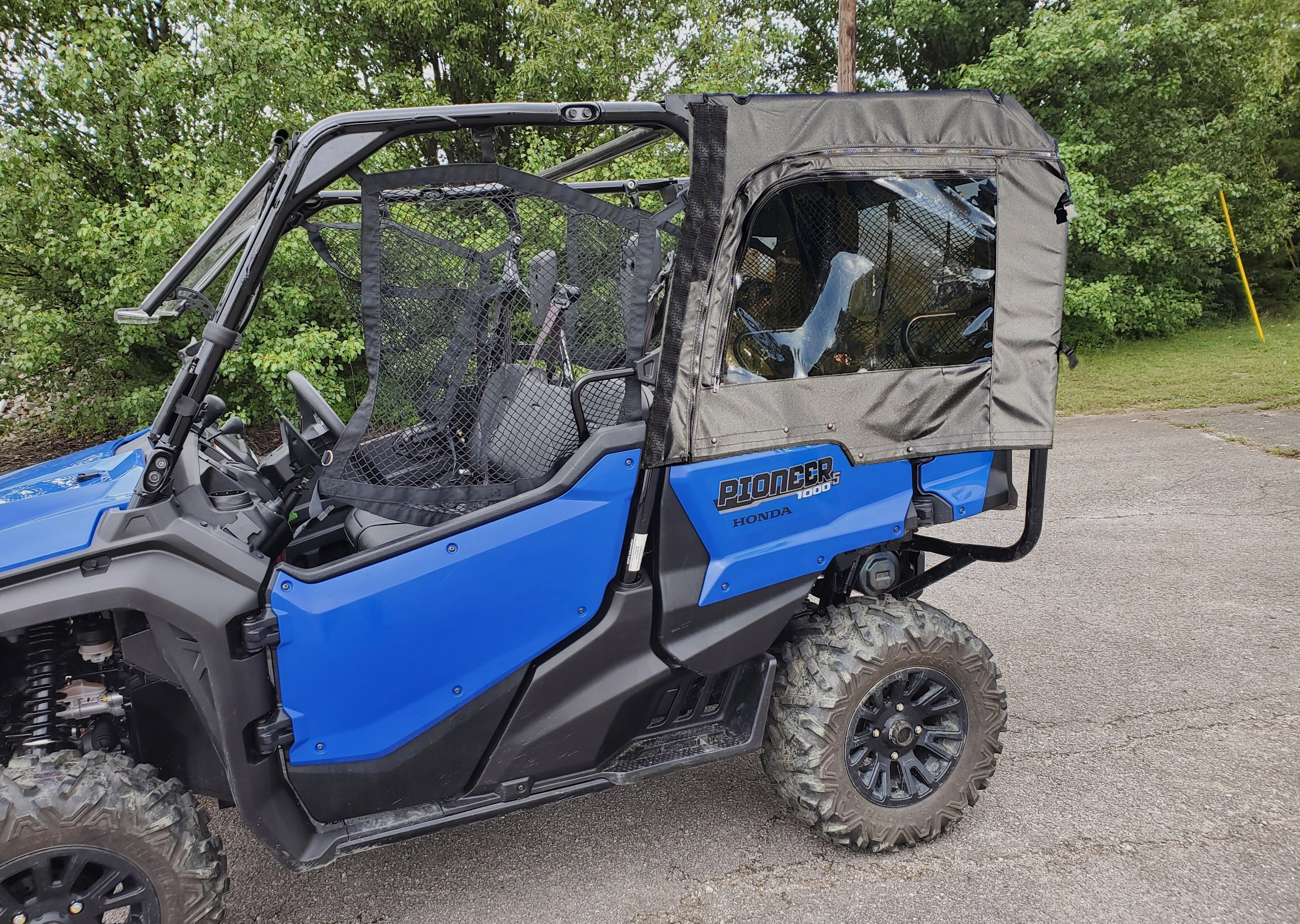 Photo of Honda Pioneer 1000-5 - Upper Rear Doors by 3 Star UTV - Premium Enclosures for UTVs / Side by Sides