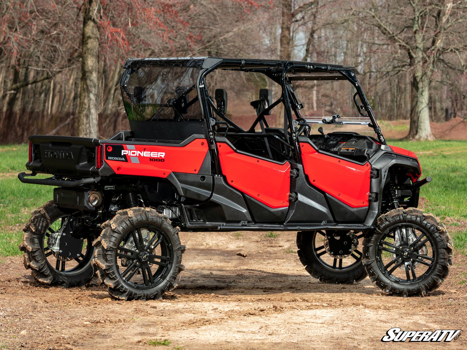 Photo of SuperATV Honda Pioneer 1000-6 Heavy-Duty Nerf Bars by SuperATV - Premium Nerf Bars for UTVs / Side by Sides
