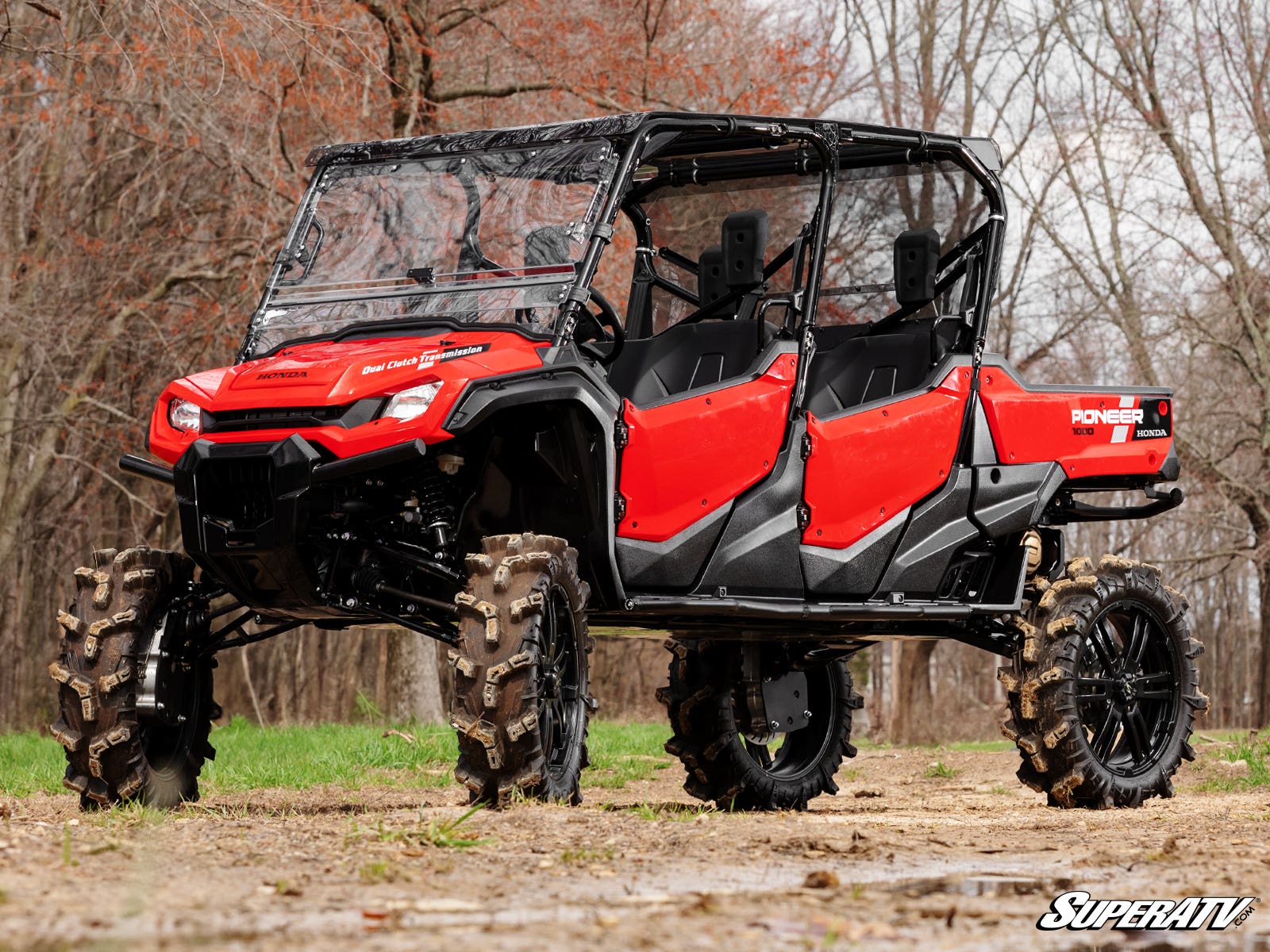 Photo of SuperATV Honda Pioneer 1000-6 Heavy-Duty Nerf Bars by SuperATV - Premium Nerf Bars for UTVs / Side by Sides