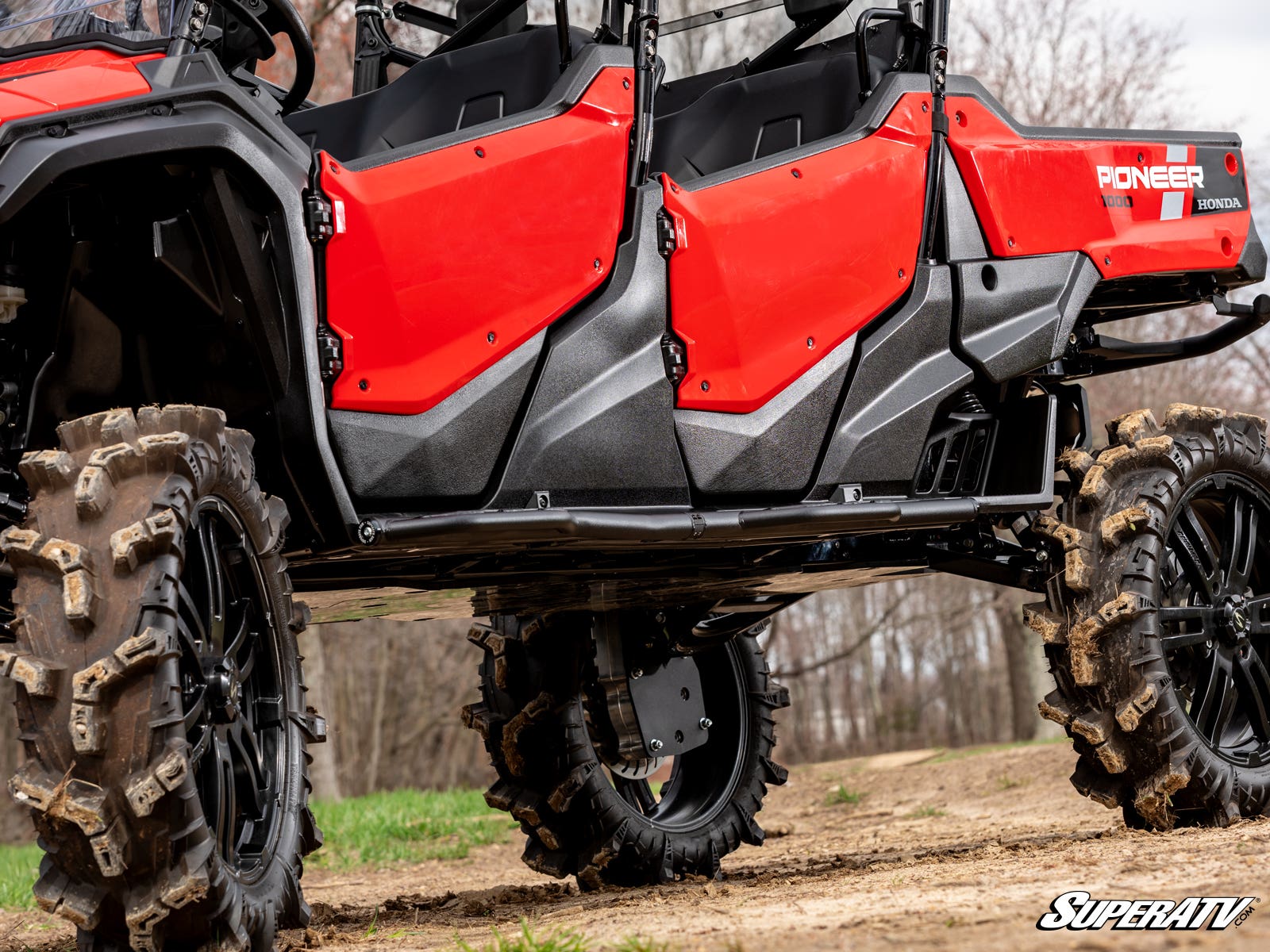 Photo of SuperATV Honda Pioneer 1000-6 Heavy-Duty Nerf Bars by SuperATV - Premium Nerf Bars for UTVs / Side by Sides