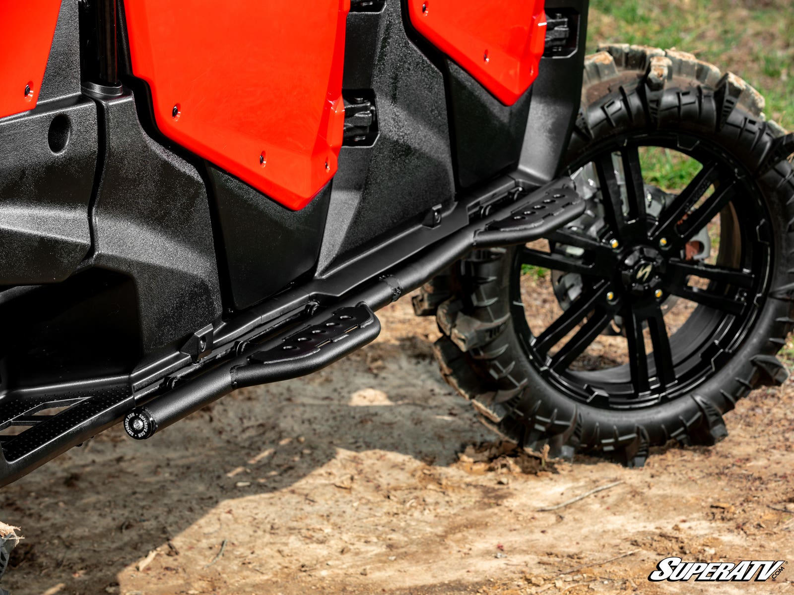 Photo of SuperATV Honda Pioneer 1000-6 Heavy-Duty Nerf Bars by SuperATV - Premium Nerf Bars for UTVs / Side by Sides
