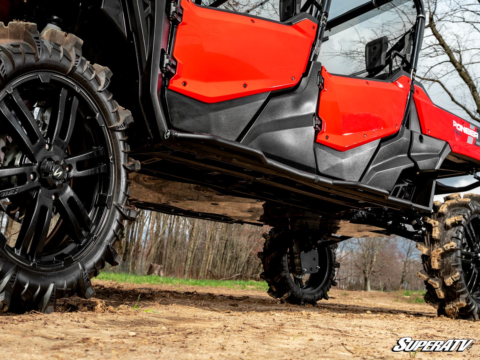 Photo of SuperATV Honda Pioneer 1000-6 Heavy-Duty Nerf Bars by SuperATV - Premium Nerf Bars for UTVs / Side by Sides