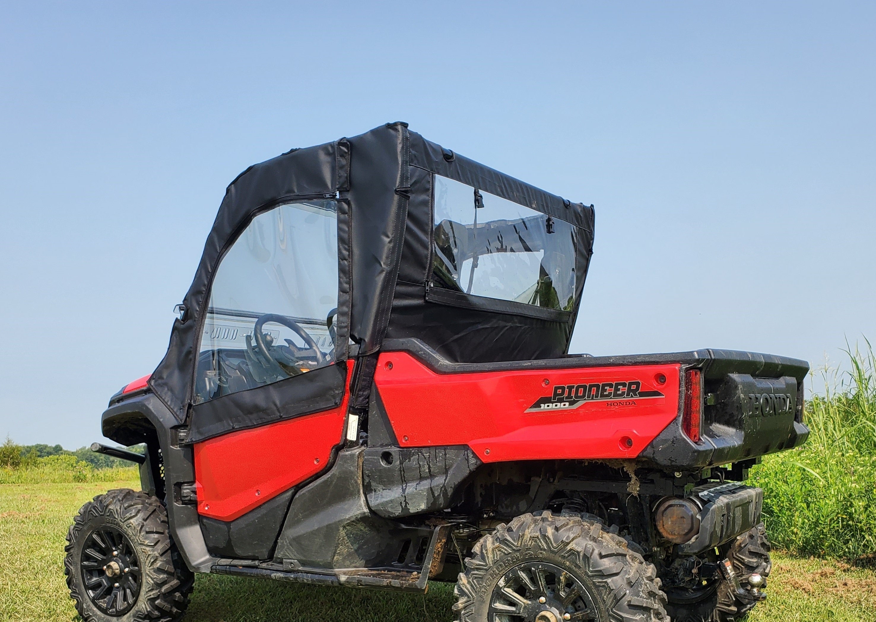 Photo of Honda Pioneer 1000 - Door/Rear Window Combo (Upper Doors) by 3 Star UTV - Premium Enclosures for UTVs / Side by Sides
