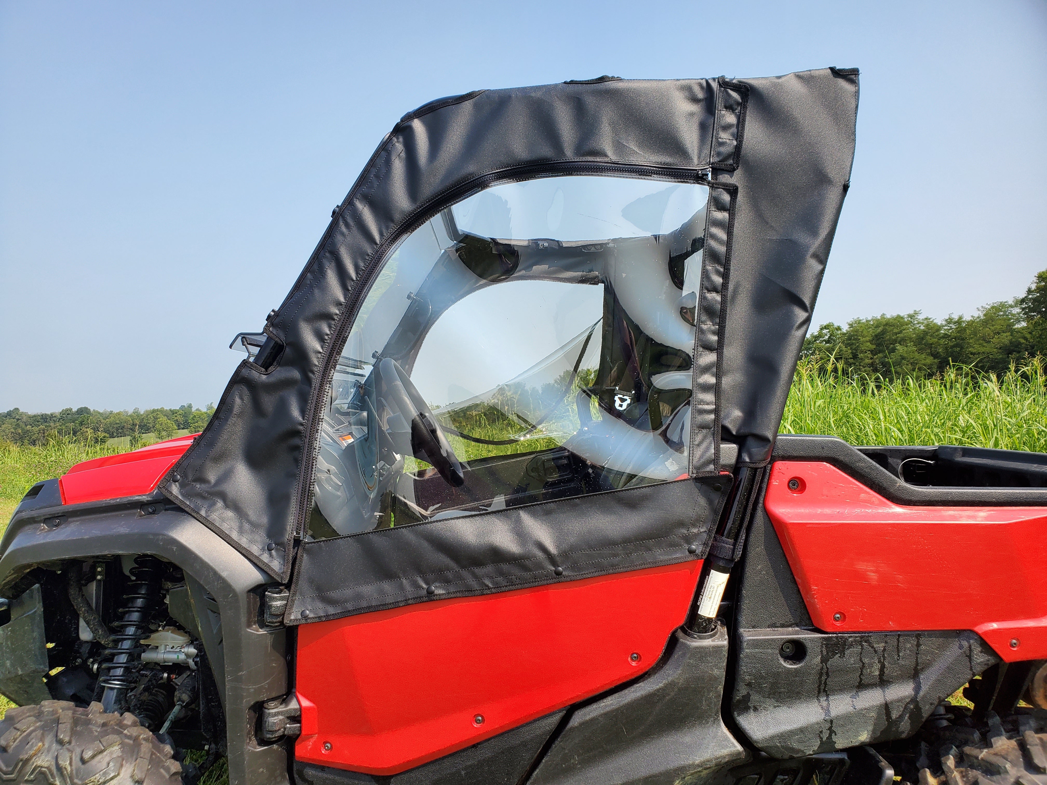 Photo of Honda Pioneer 1000 - Door/Rear Window Combo (Upper Doors) by 3 Star UTV - Premium Enclosures for UTVs / Side by Sides