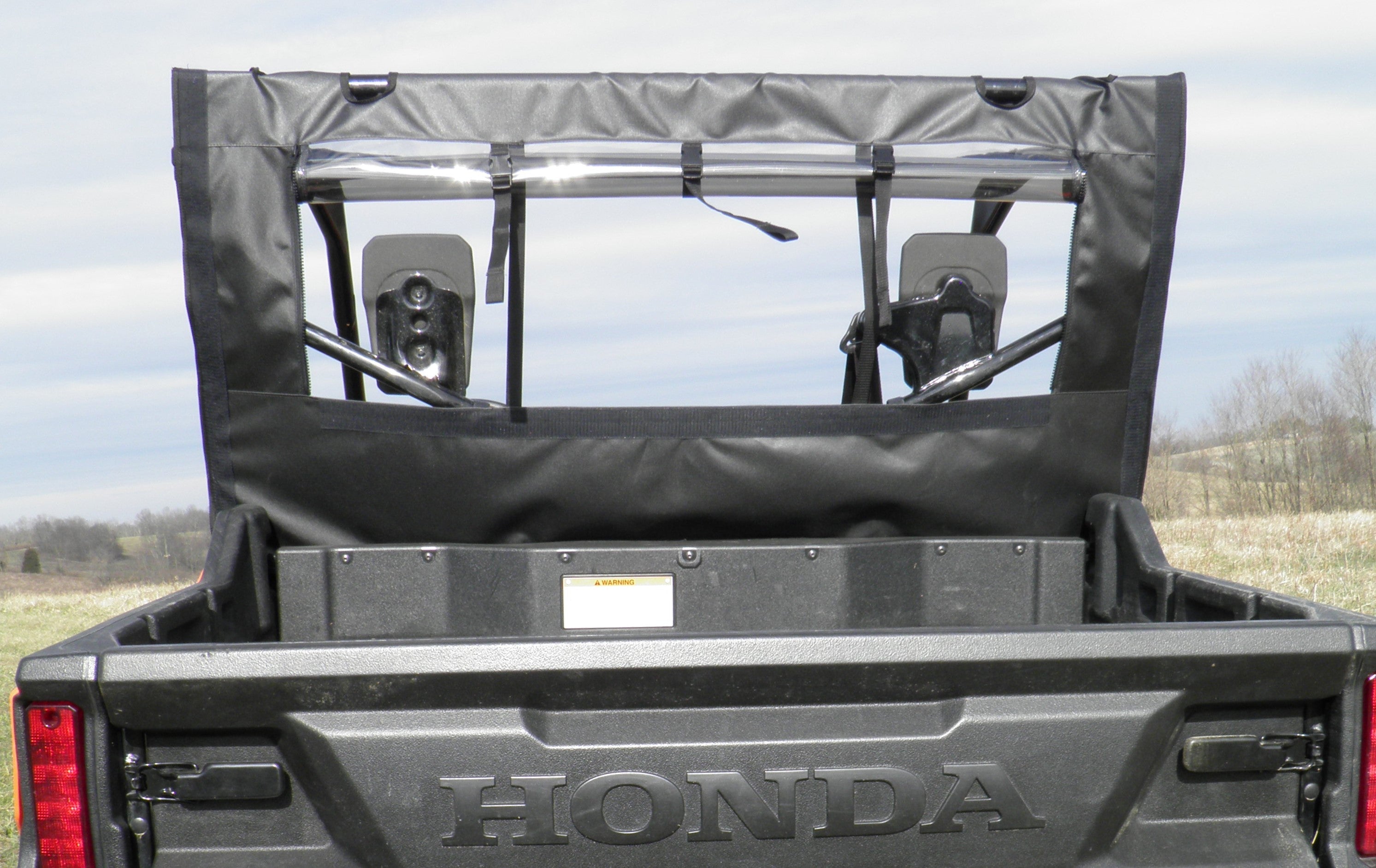 Photo of Honda Pioneer 1000 - Full Cab Enclosure for Hard Windshield (Upper Doors) by 3 Star UTV - Premium Enclosures for UTVs / Side by Sides