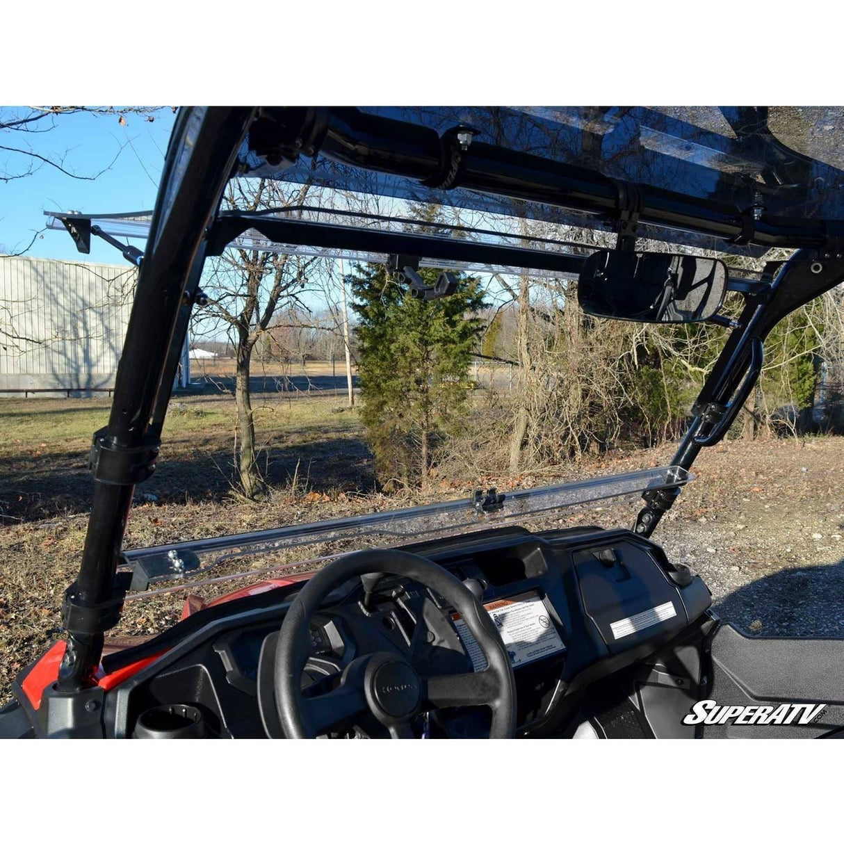 Honda Pioneer 1000 Scratch Resistant Flip Windshield