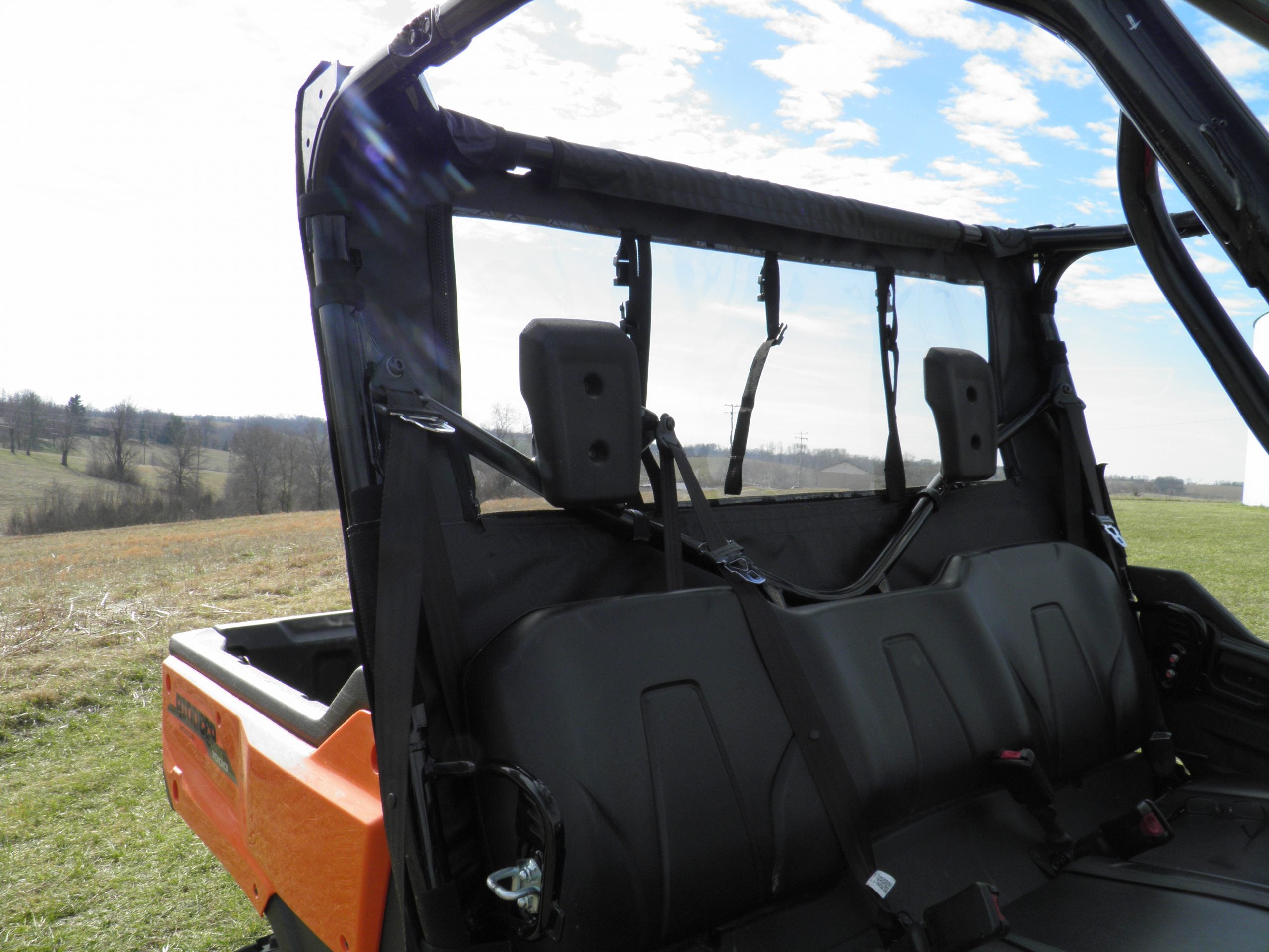 Photo of Honda Pioneer 1000 - Soft Back Panel by 3 Star UTV - Premium Enclosures for UTVs / Side by Sides