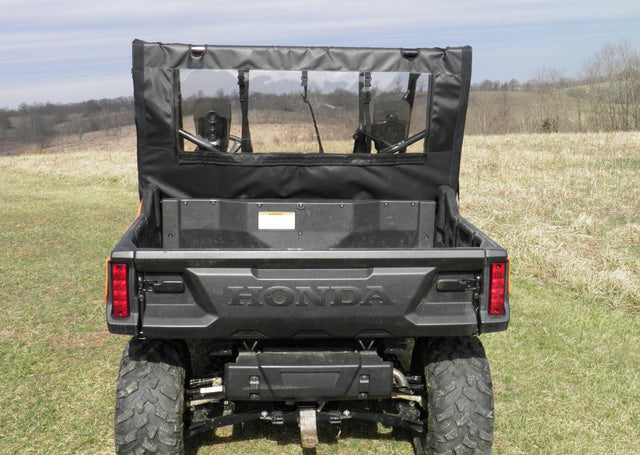 Photo of Honda Pioneer 1000 - Soft Back Panel by 3 Star UTV - Premium Enclosures for UTVs / Side by Sides